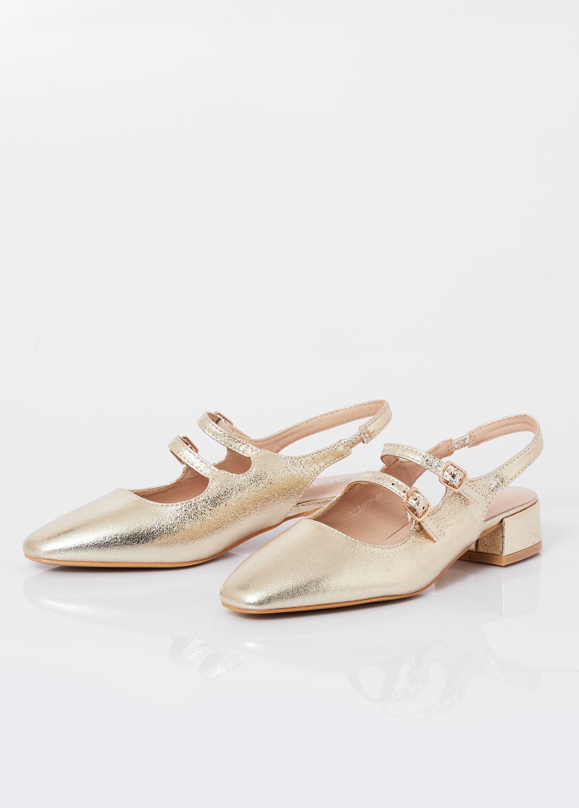 Escarpins slingback avec brides fines