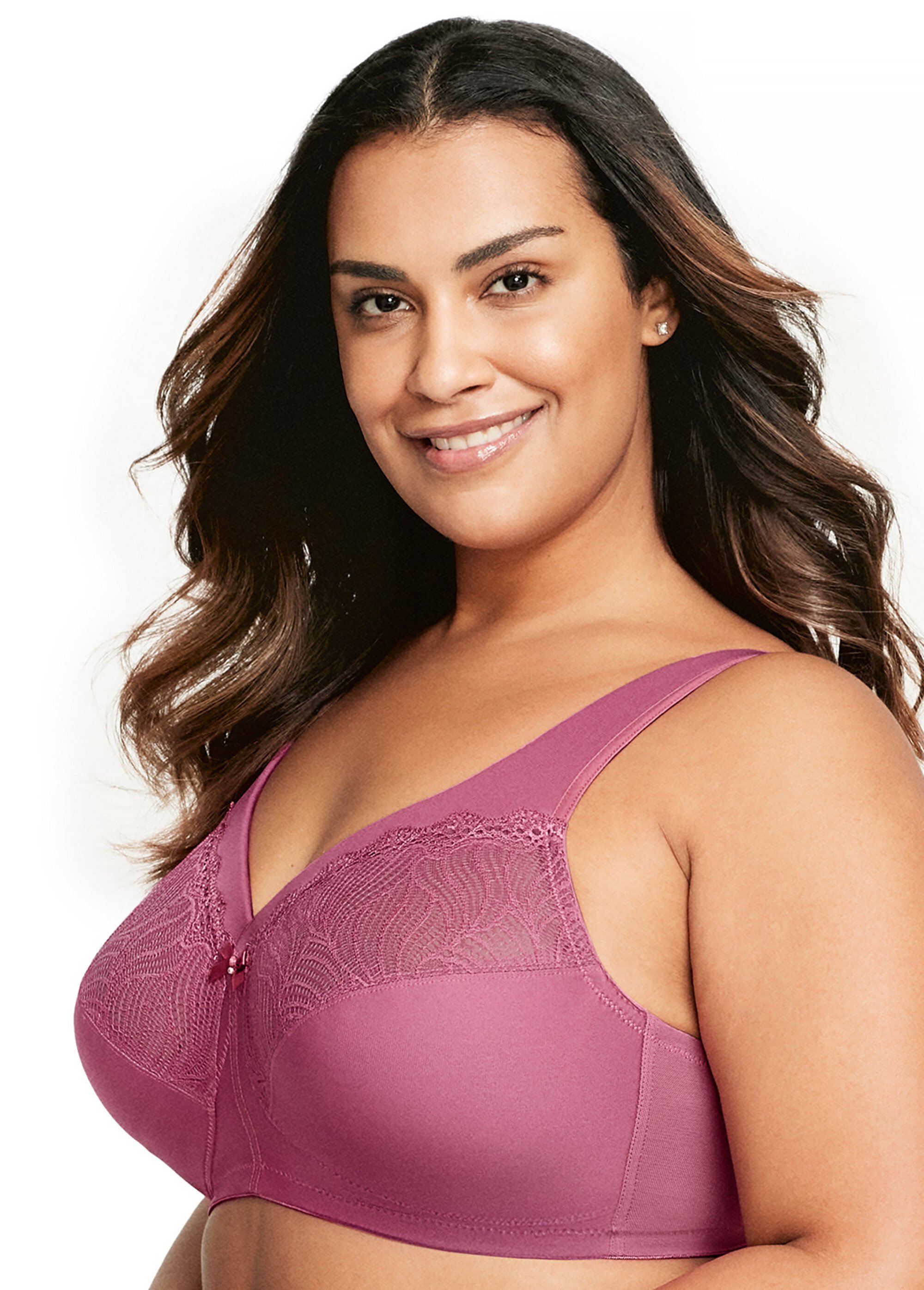 Soutien-gorge MagicLift Galbe Naturel Maintien +++ Sans Armatures Pour les Formes Généreuses n°1010 Femme Grande Taille Rose 1010 DR1