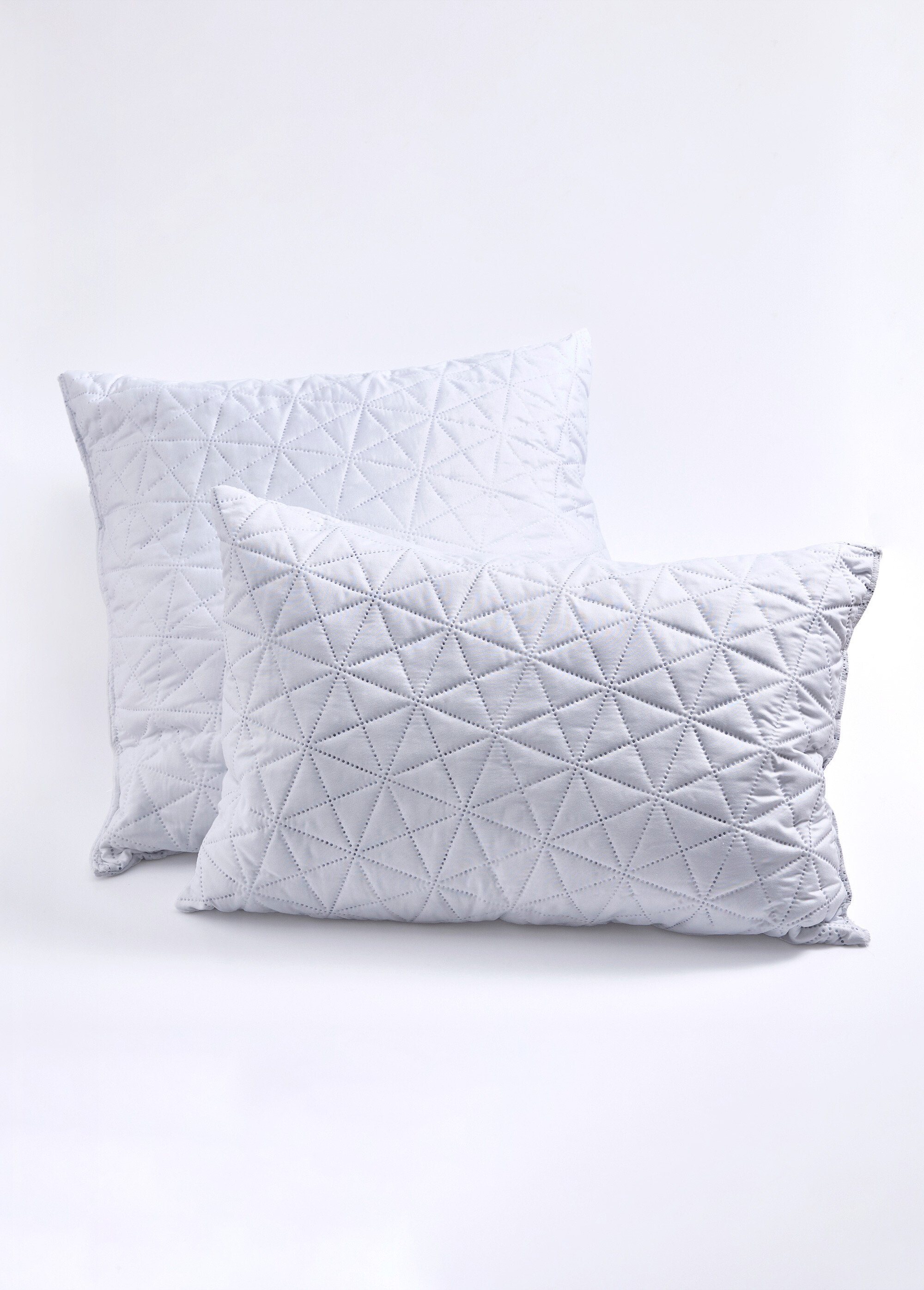 Linge des Familles - Oreiller Mémo Flocons Blanc RHONE FA1
