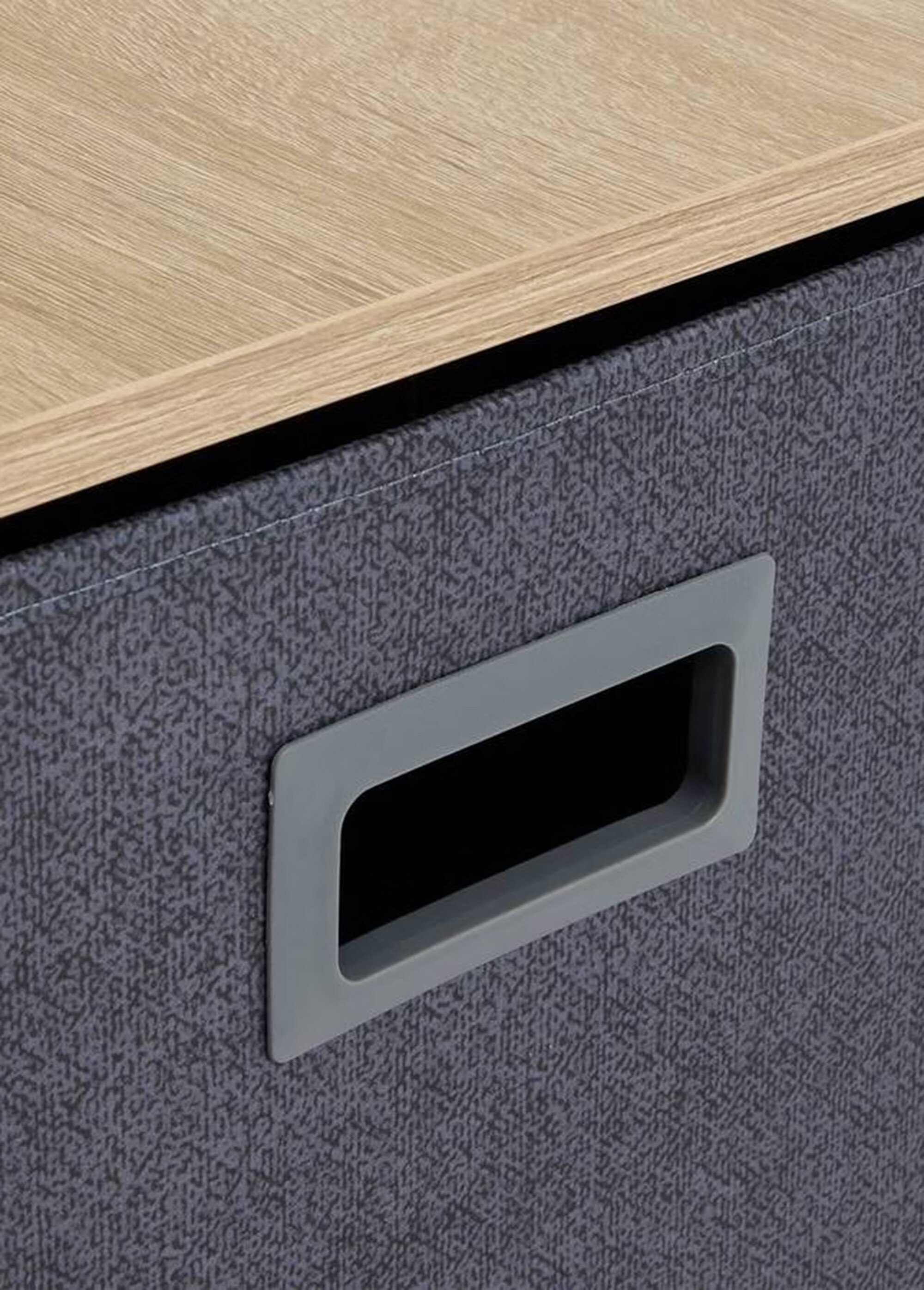 Penderie modulable métal + 6 paniers NOIR JJA-193595 DE2