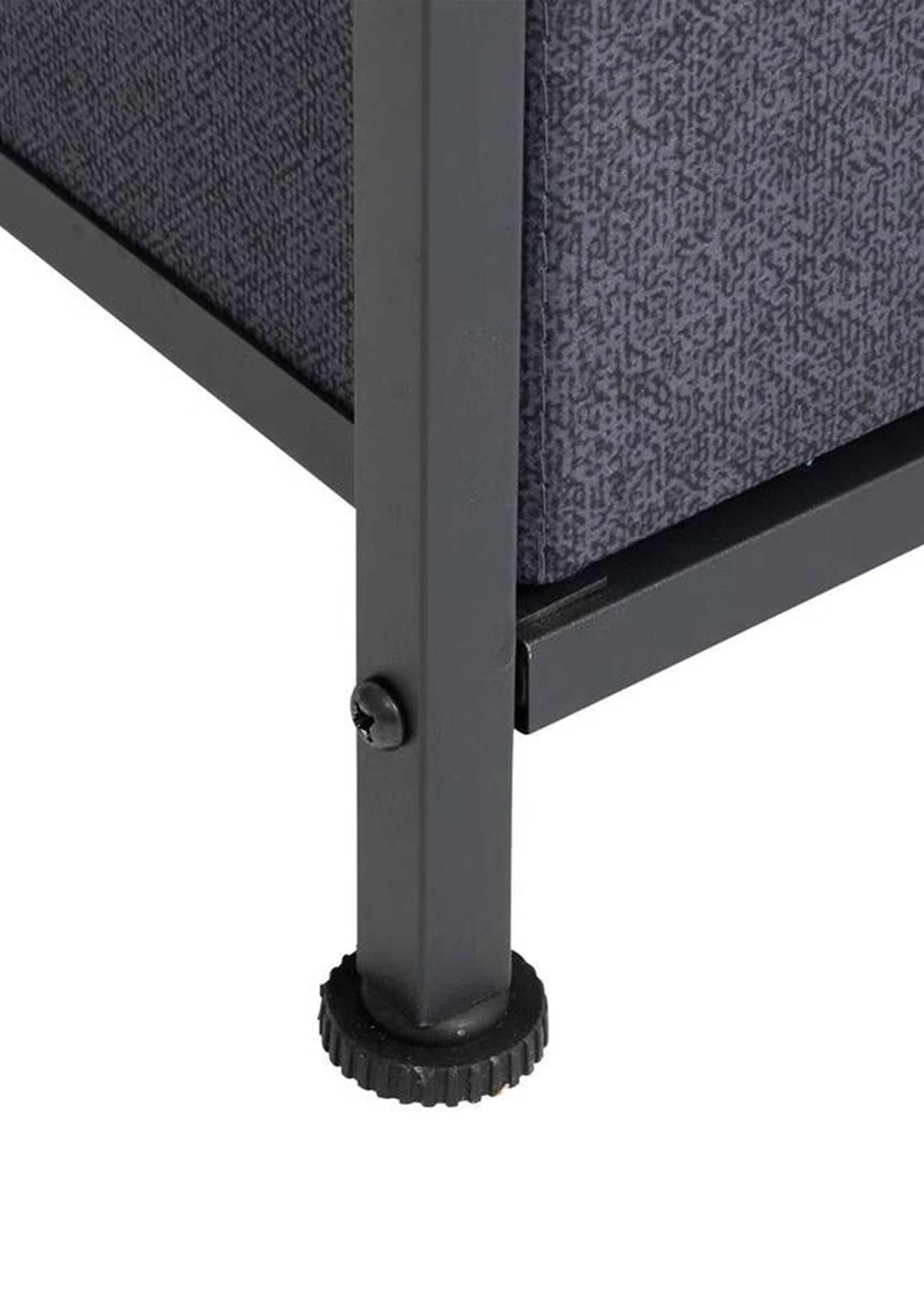 Penderie modulable métal + 6 paniers NOIR JJA-193595 DE4