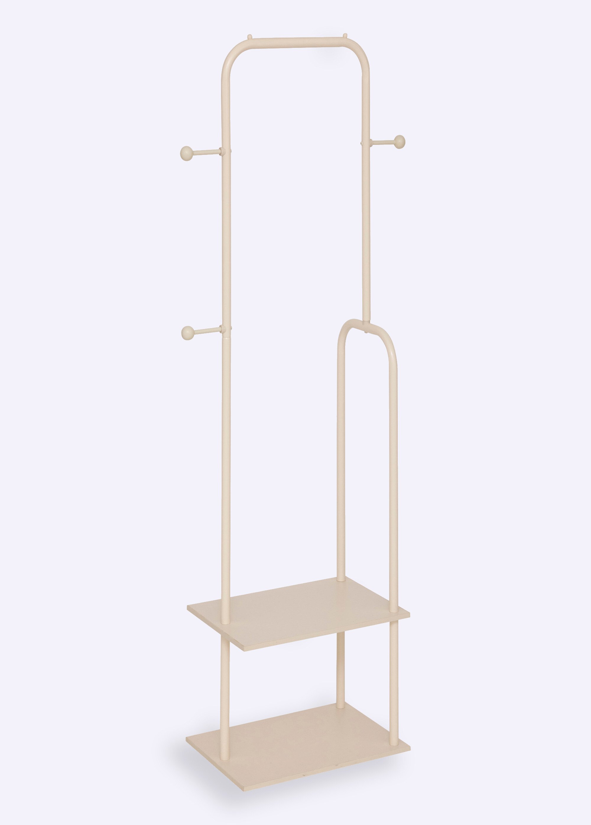 Portant à vêtements design en acier MARRON JJA-209346 FA1