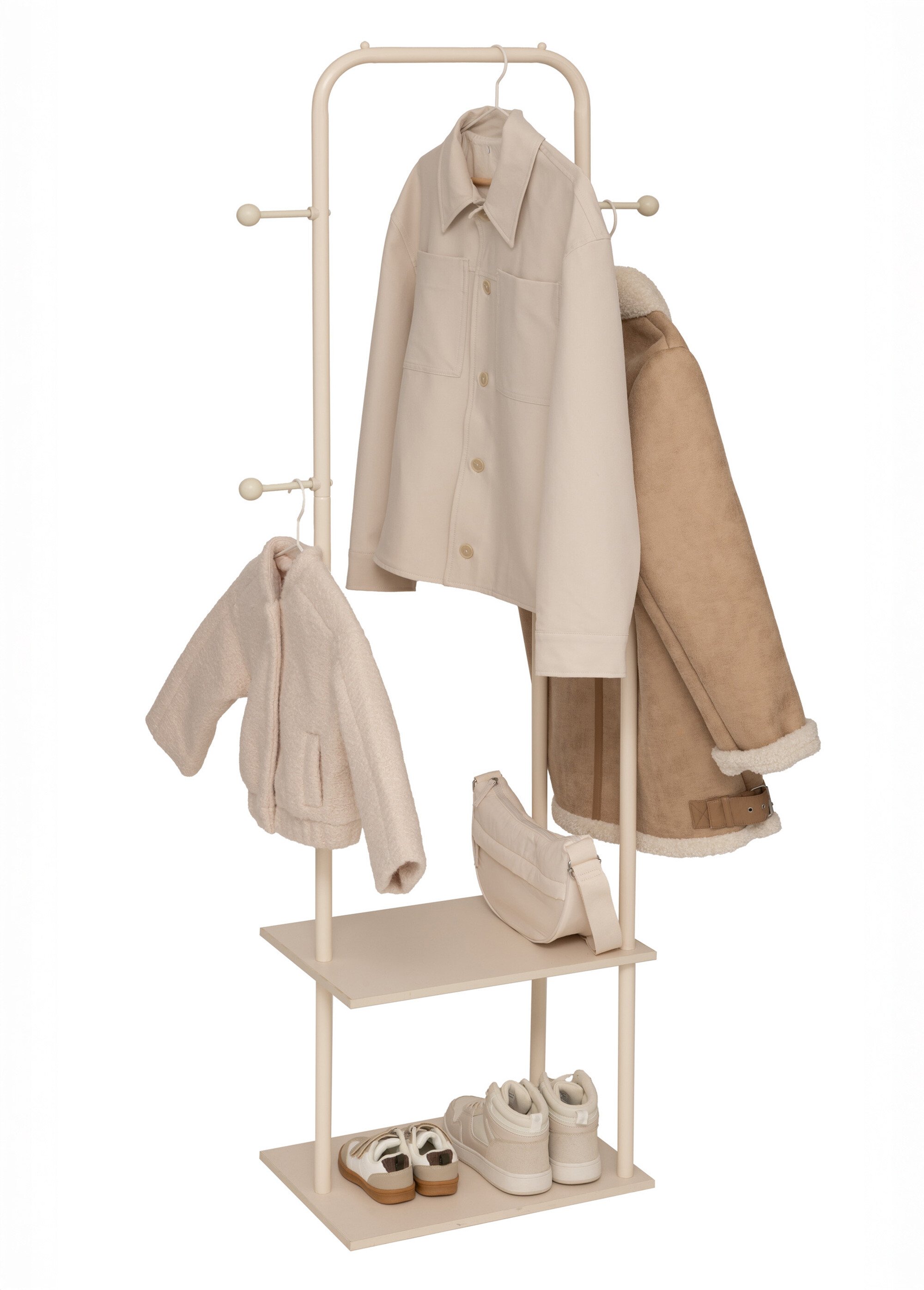 Portant à vêtements design en acier MARRON JJA-209346 SI1