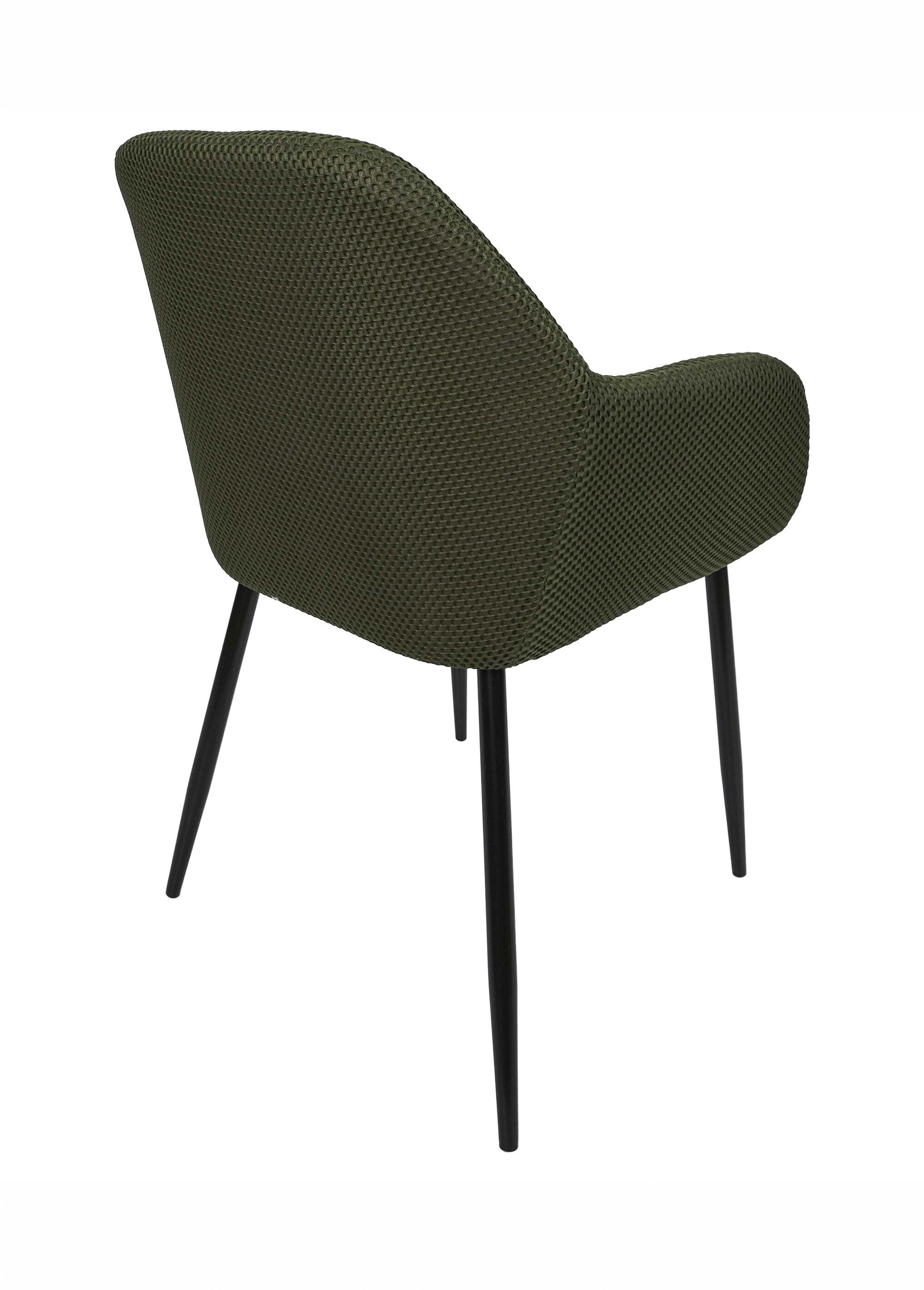 Set 2 Fauteuils design maille mesh ATOME VERT CMP-HD0477 DO1