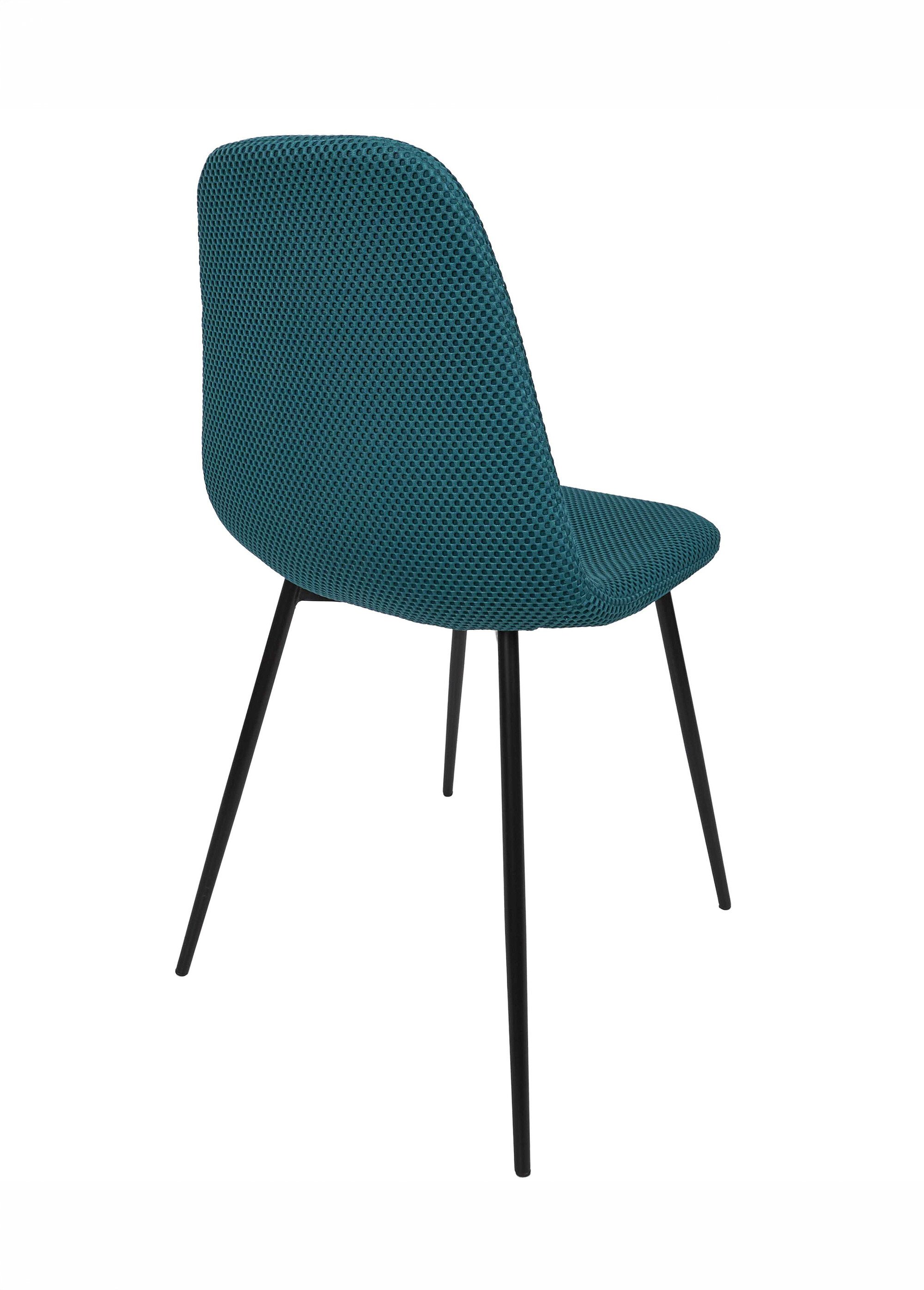 Set 4 Chaises design maille mesh ATOME BLEU CMP-HD0472 DO1