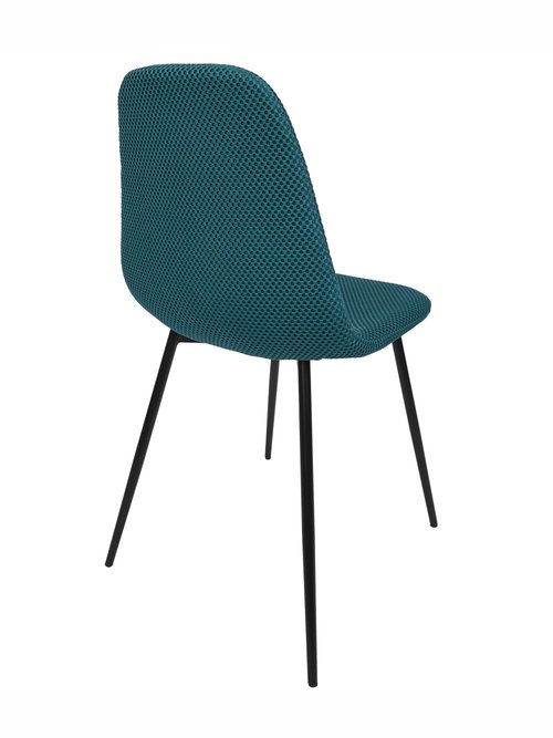 Set 4 Chaises design maille mesh ATOME BLEU CMP-HD0472 DO1