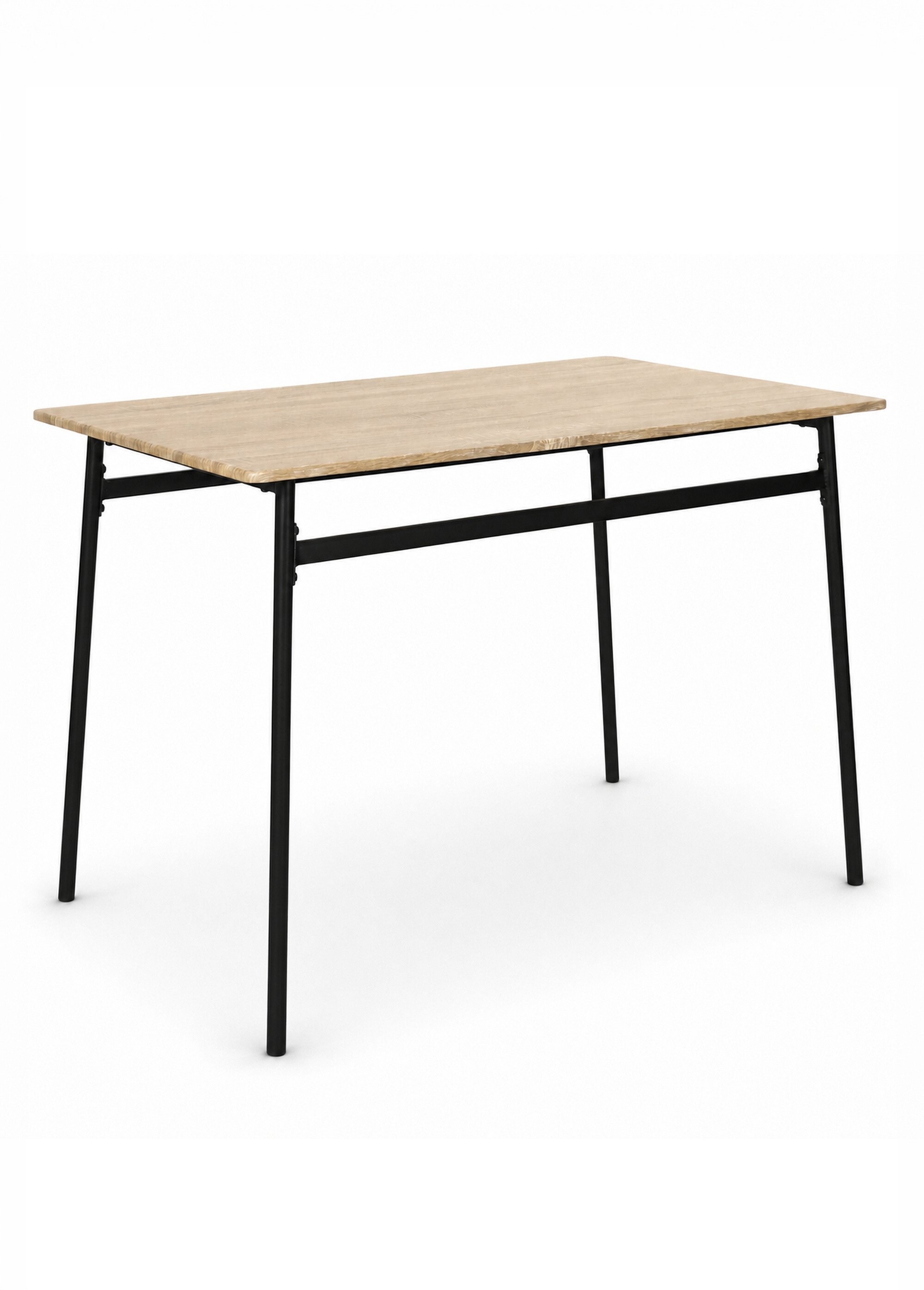 Table à manger esprit industriel LOKA MARRON CMP-HD0565 FA1