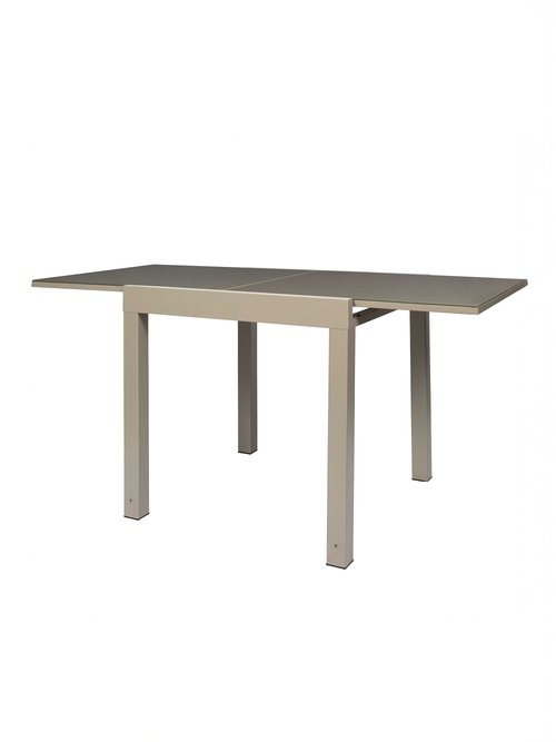 Table de jardin extensible verre, clair BEIGE CMP-HDO7319 FA1