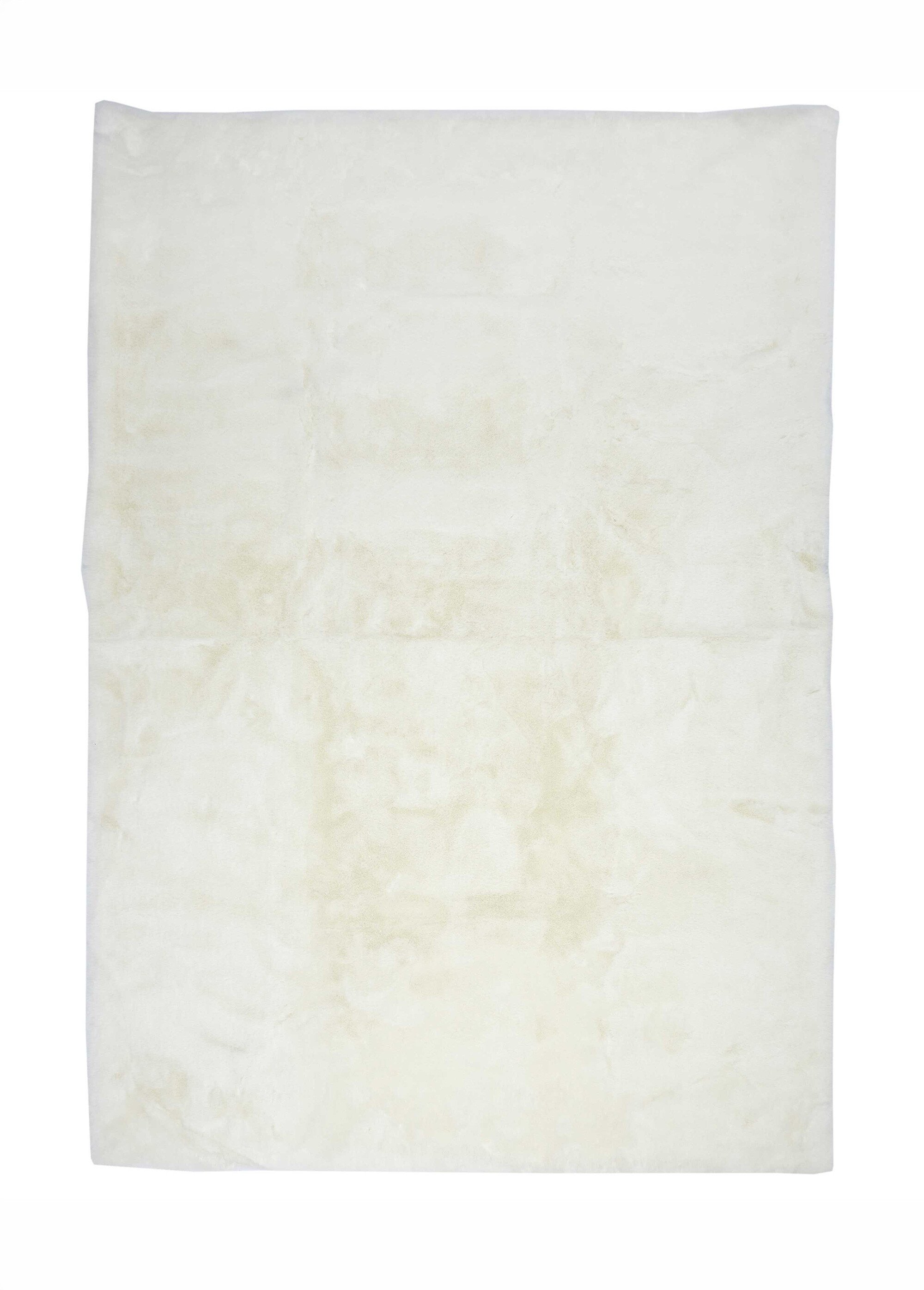 Tapis poils fins imitation fourrure Beige CMP-TX9154 FA1
