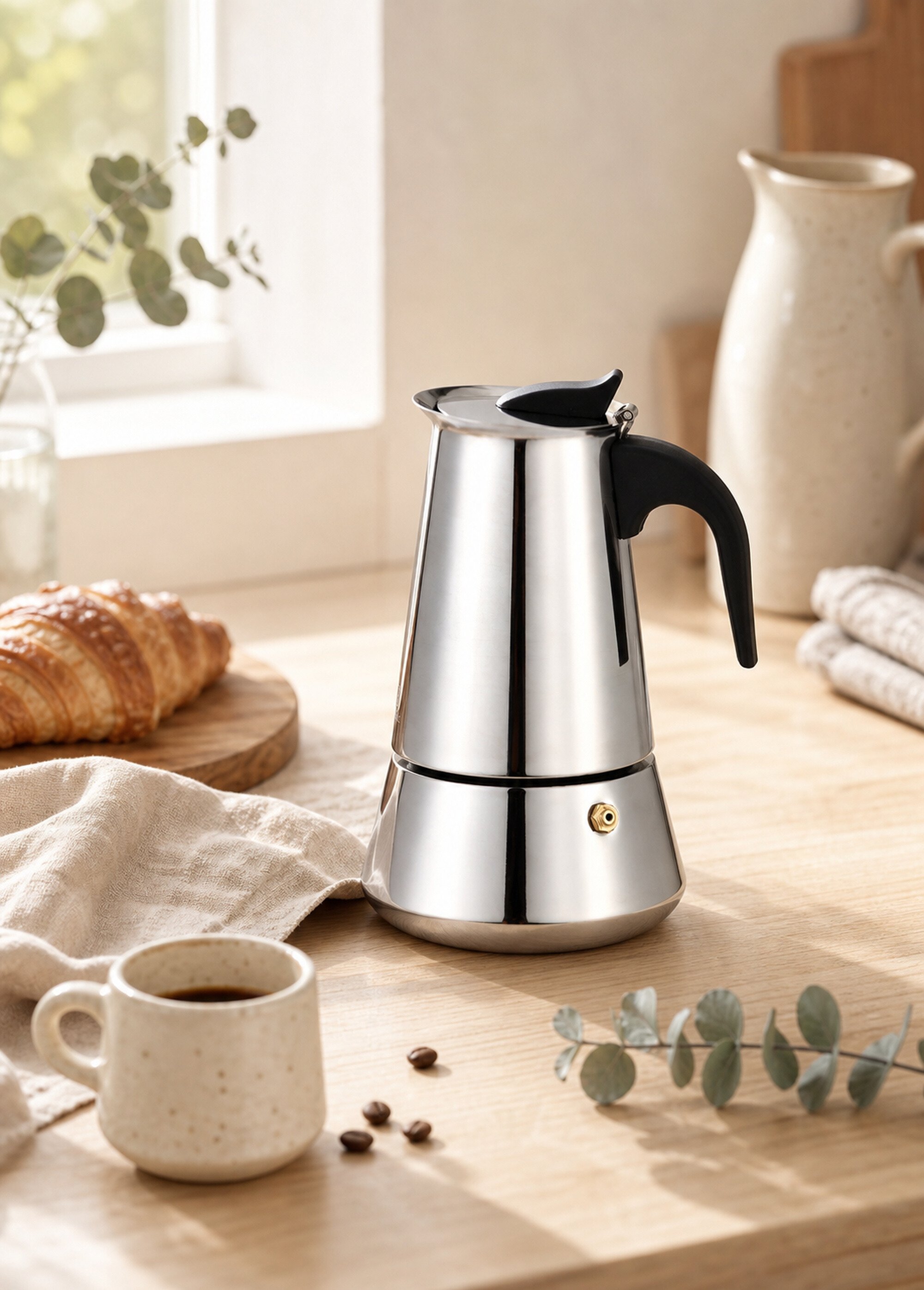Cafetière italienne inox 300ml / 6 tasses Gris 9220250 SI1
