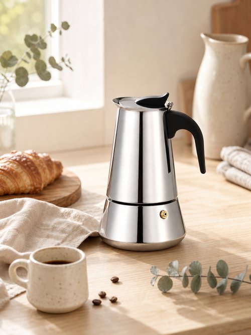 Cafetière italienne inox 300ml / 6 tasses Gris 9220250 SI1