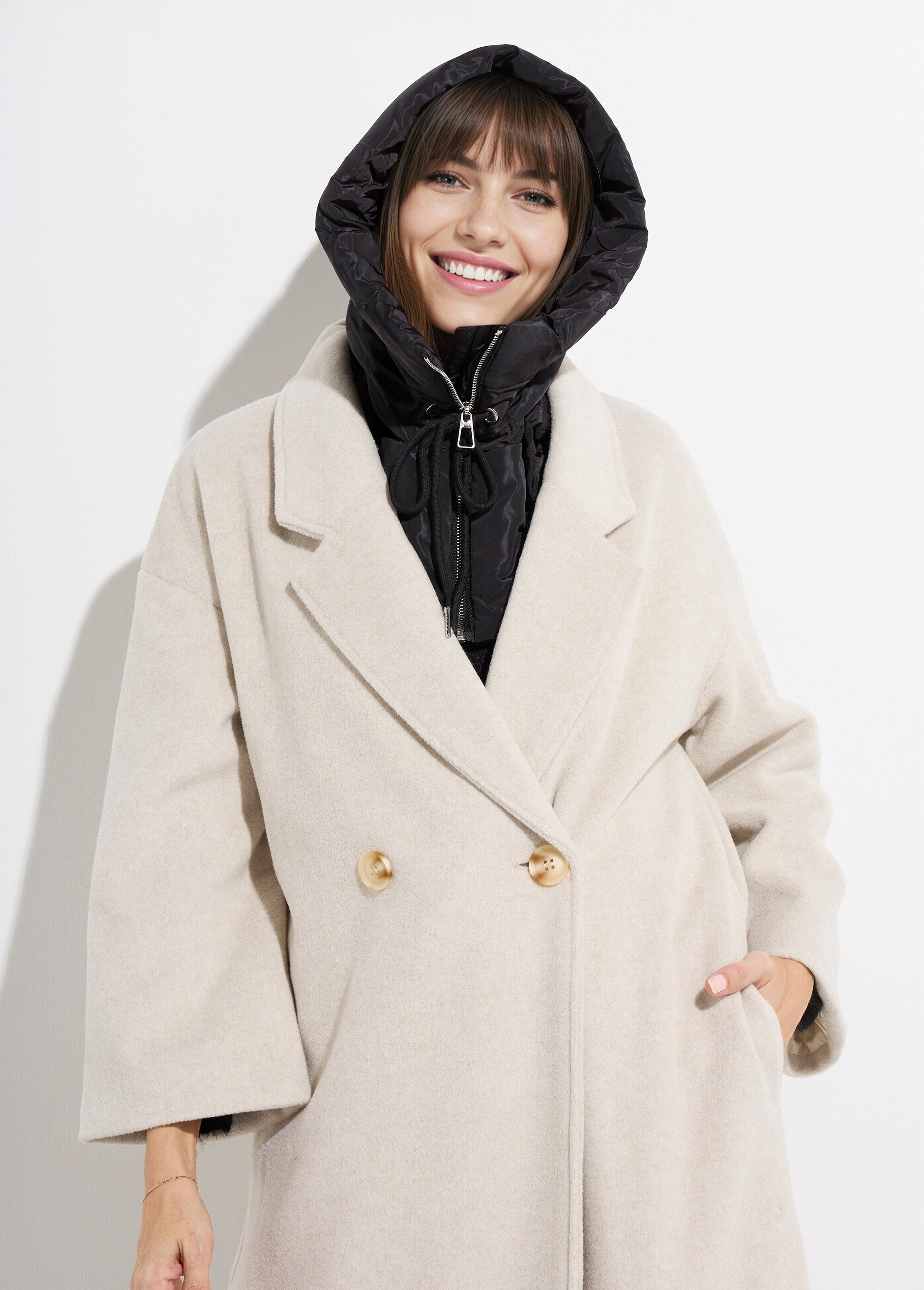 Capuche cagoule déperlante et zippée