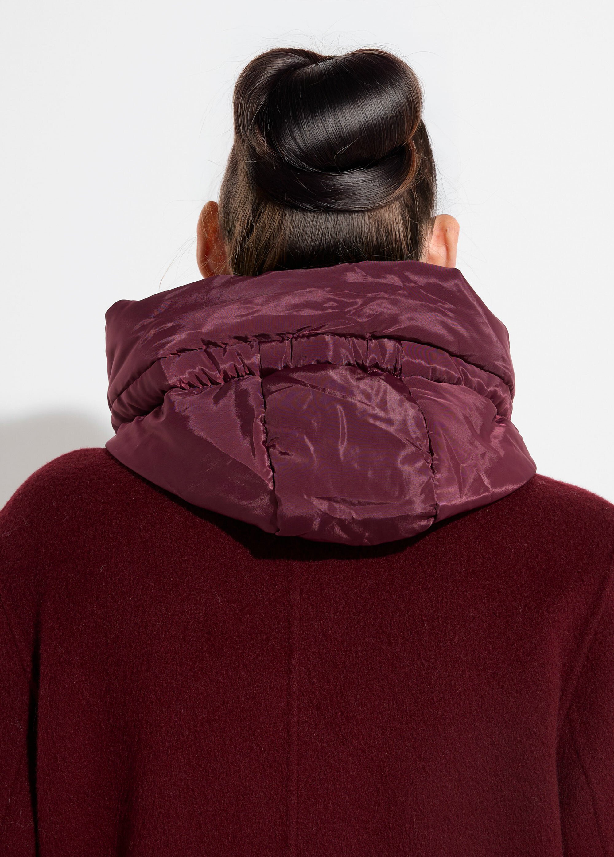 Capuche cagoule déperlante et zippée Femme Violet TD-FLCP2521 DO1