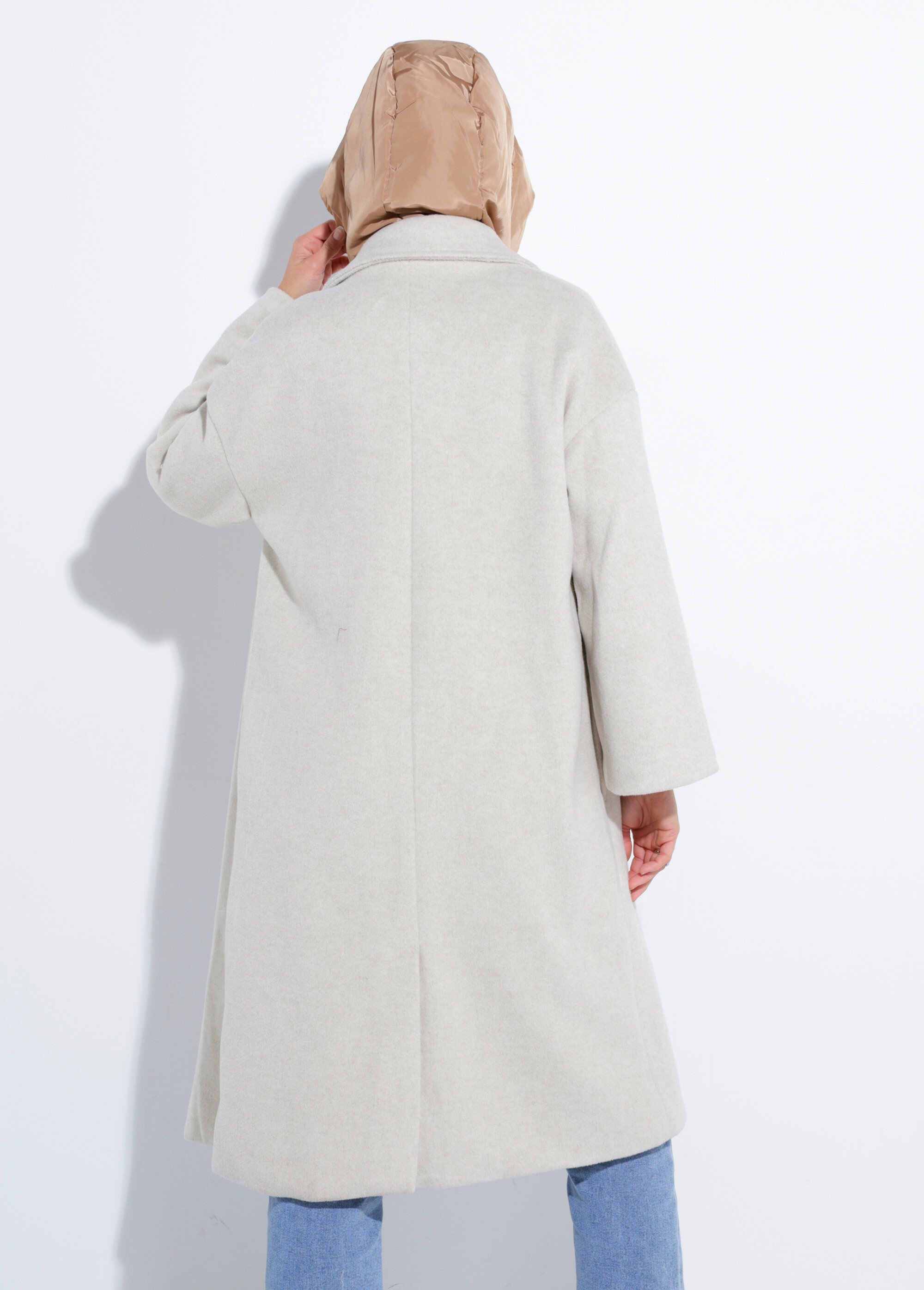 Capuche cagoule déperlante et zippée Femme Marron TD-FLCP2521 DO1