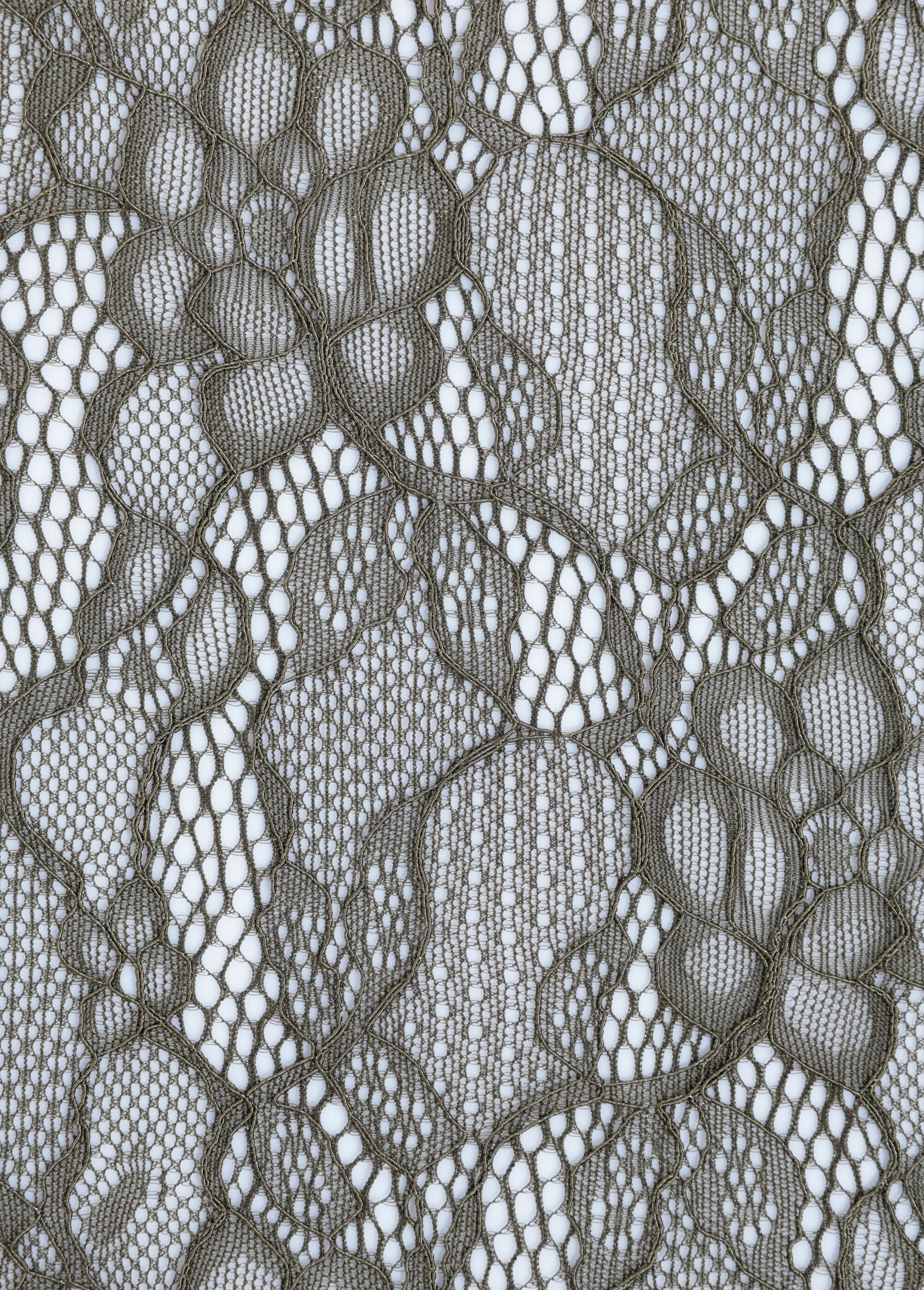 Coupon dentelle type Leavers, 3K VERT COT150518 DE1