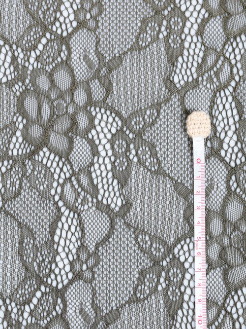 Coupon dentelle type Leavers, 3K VERT COT150518 DE2