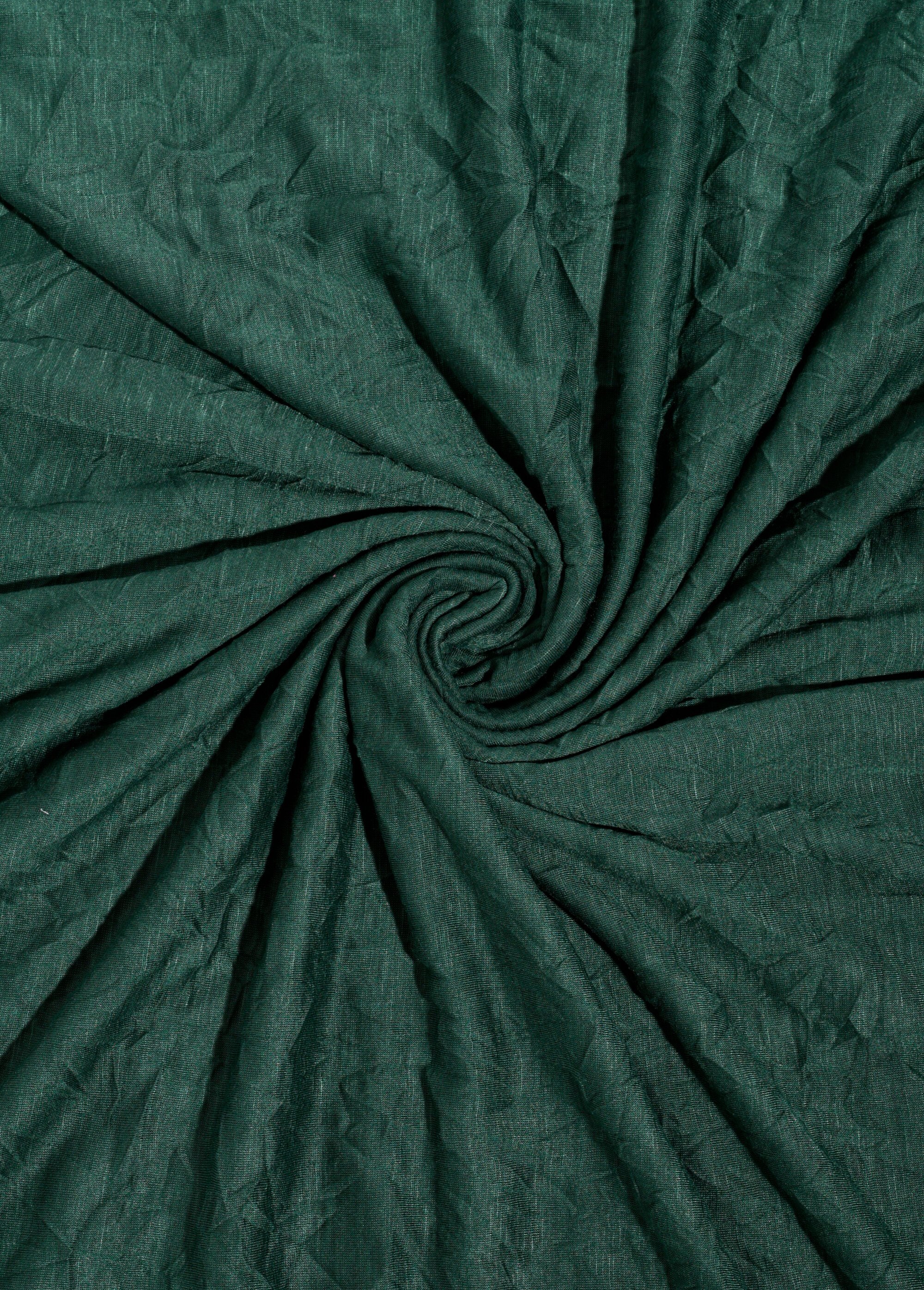 Coupon tissu jersey flammé froissé, 3V VERT COT150707 FA1