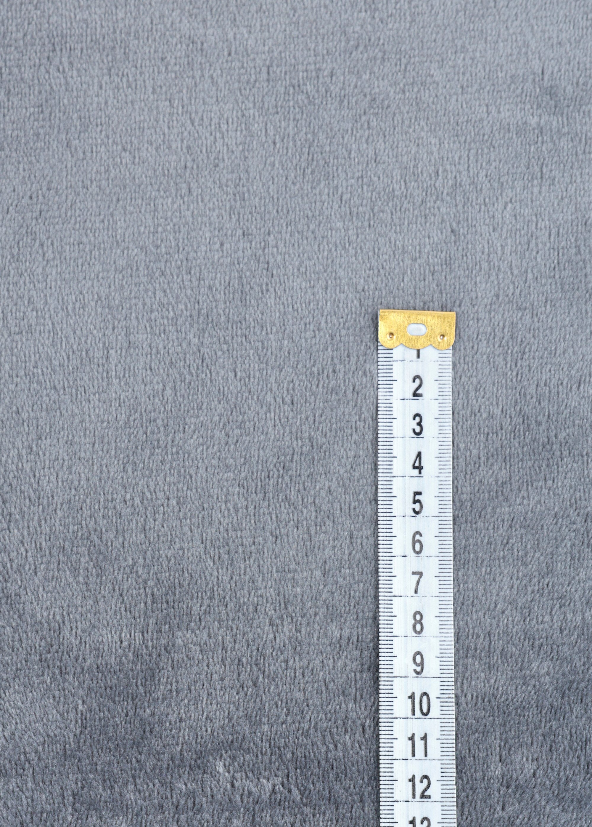 Coupon tissu, polaire double face 4G GRIS COT97347 DE1