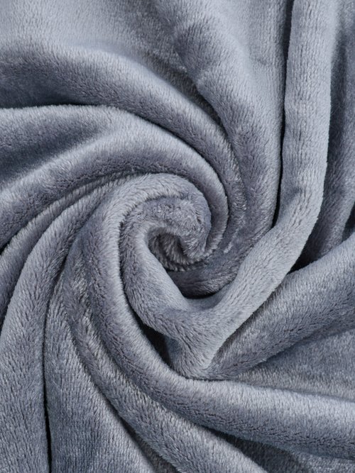 Coupon tissu, polaire double face 4G GRIS COT97347 FA1