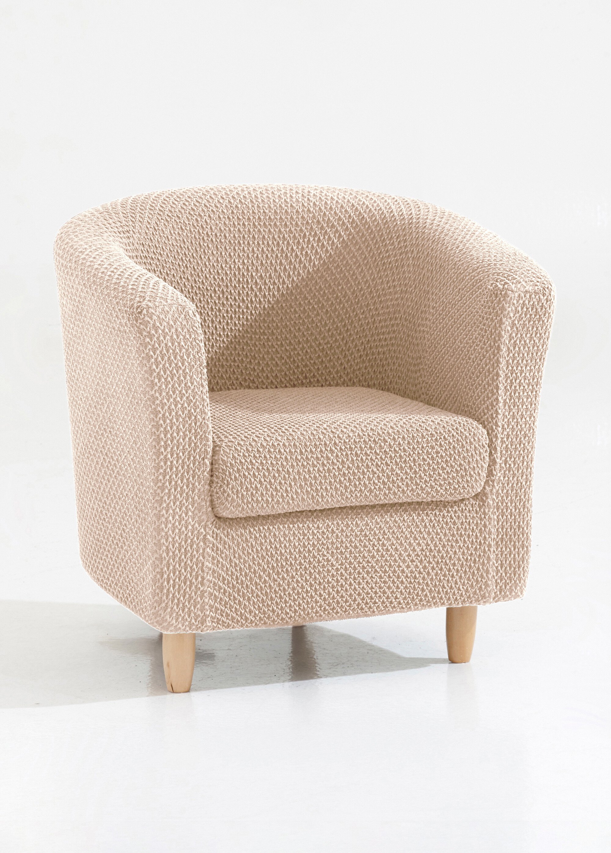 Housse intégrale cabriolet, fauteuil et canapé à accoudoirs Beige RENZO DE2