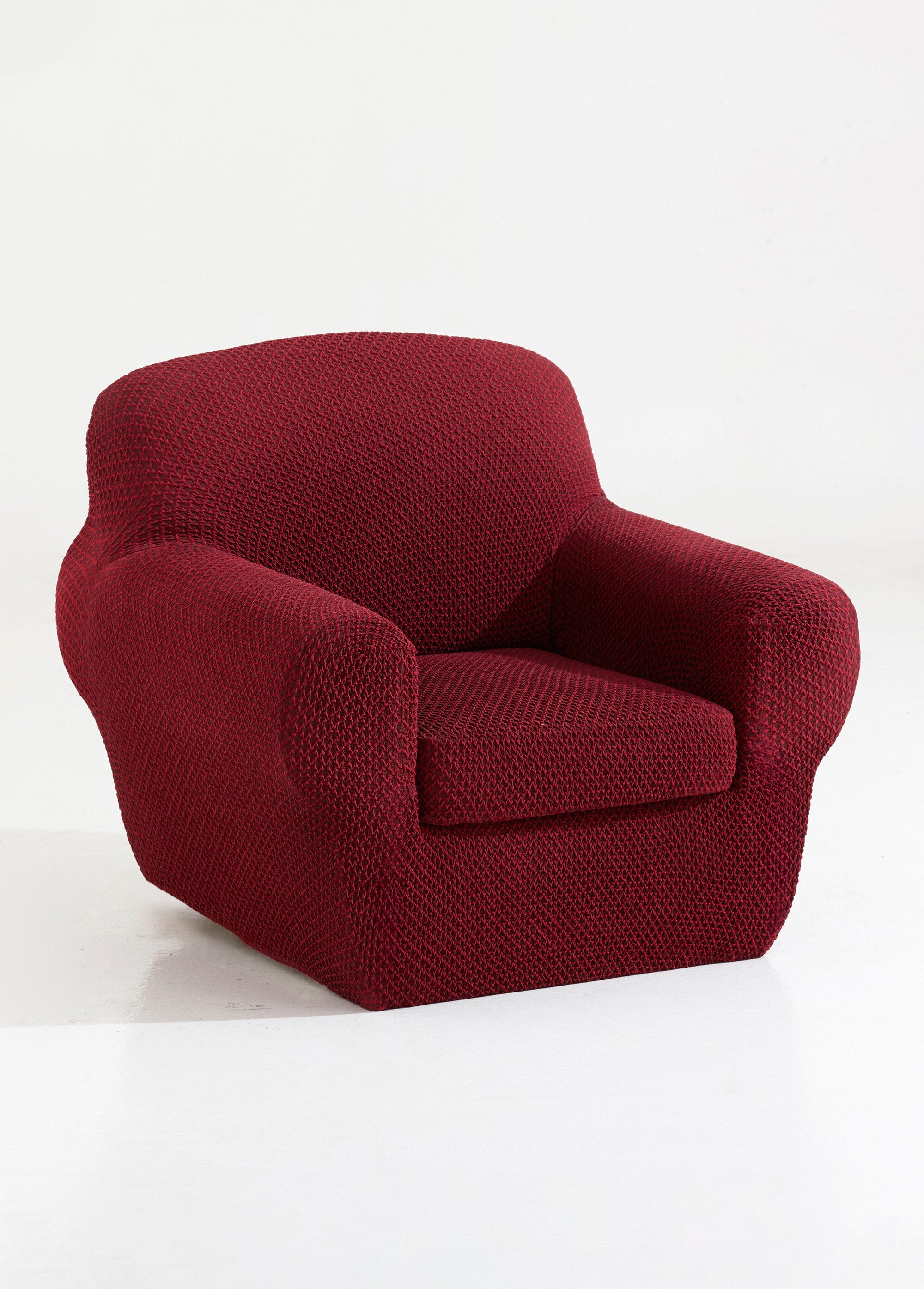 Housse intégrale cabriolet, fauteuil et canapé à accoudoirs Rouge RENZO FA1