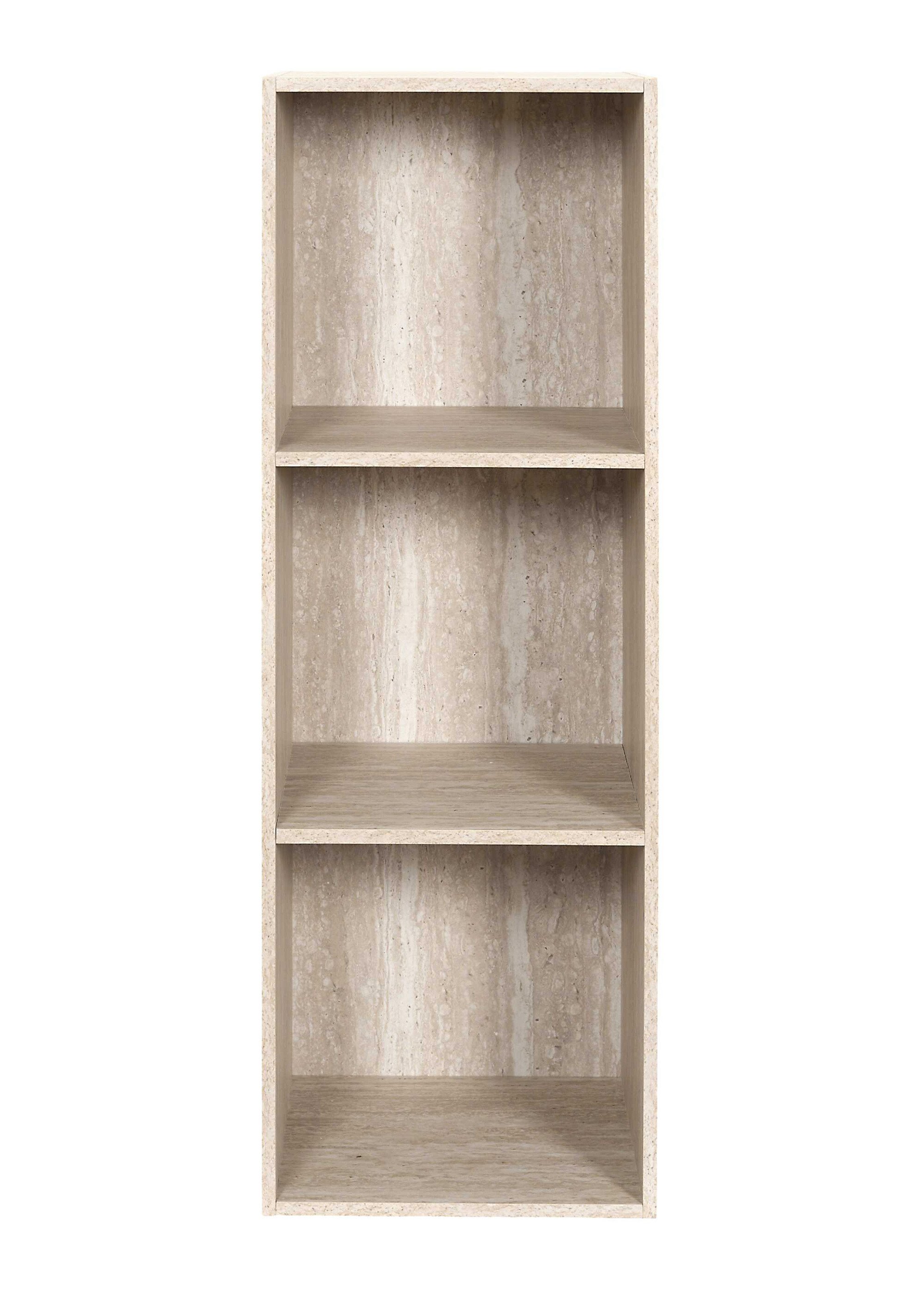Meuble 3 cases effet travertin PIETRA BLANC CMP-HD7742 DE1