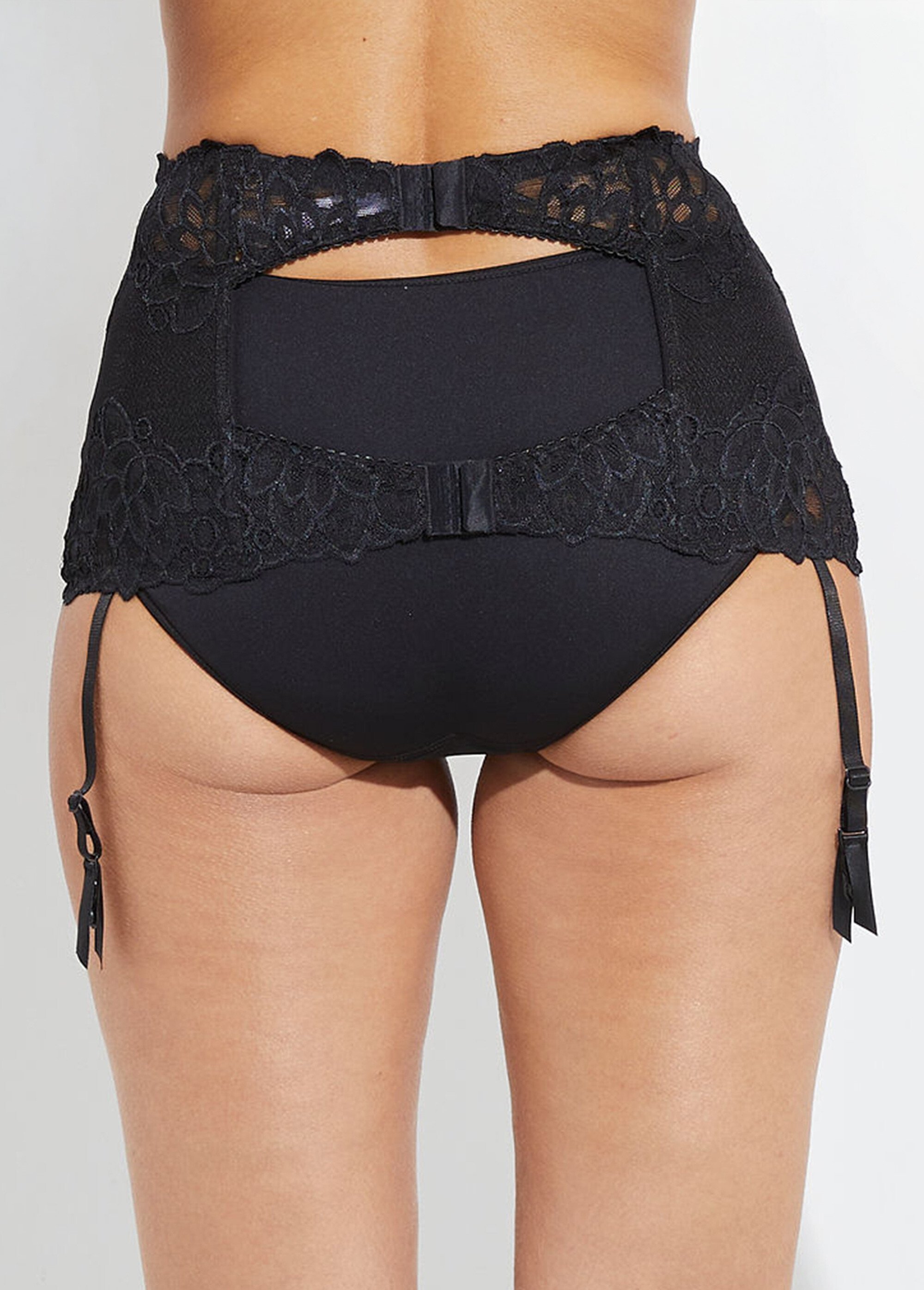 Porte-jarretelles en dentelle Femme Noir VEGGIE DO1