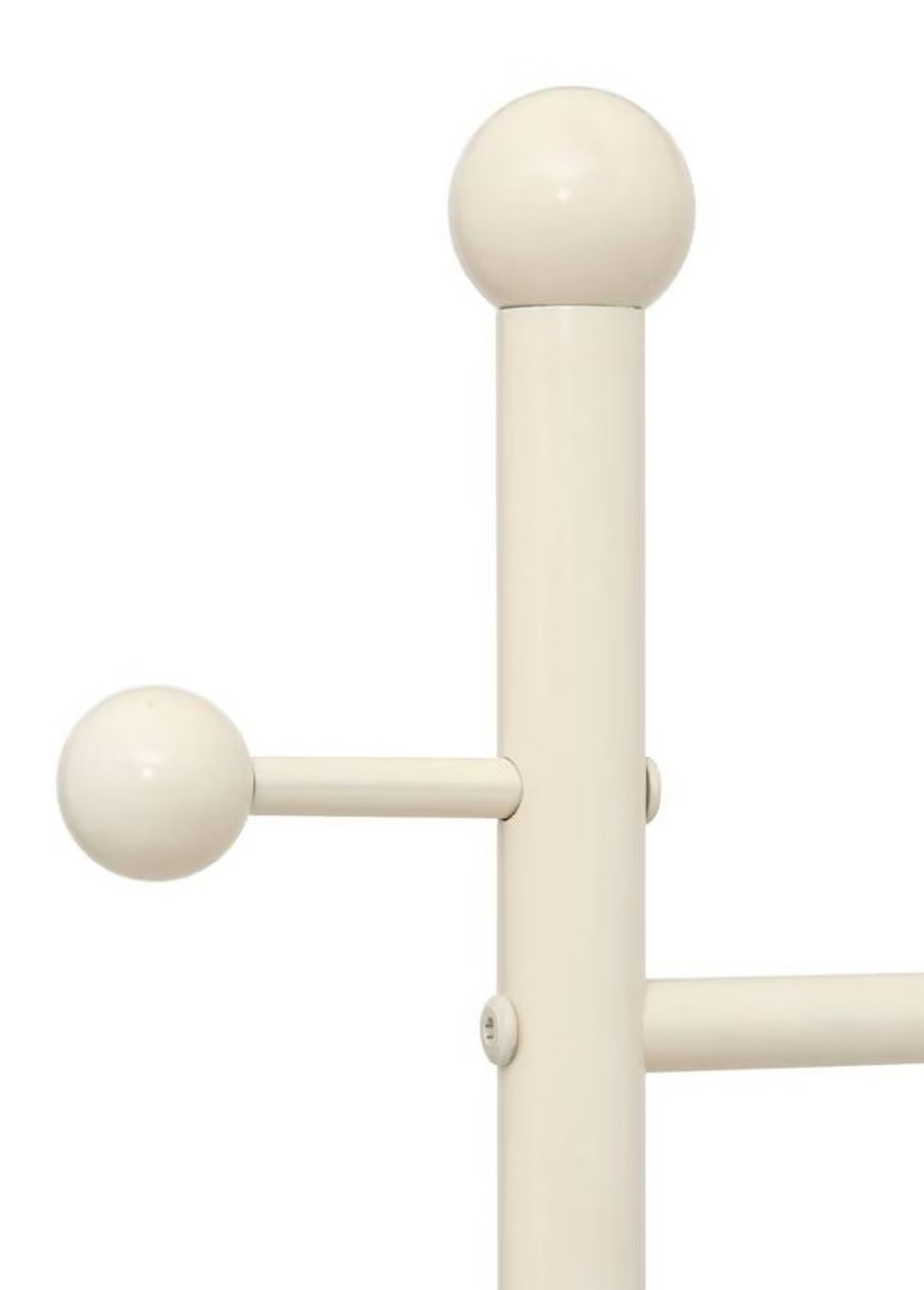 Porte manteau design acier, 6 patères GRIS JJA-209344 DE1