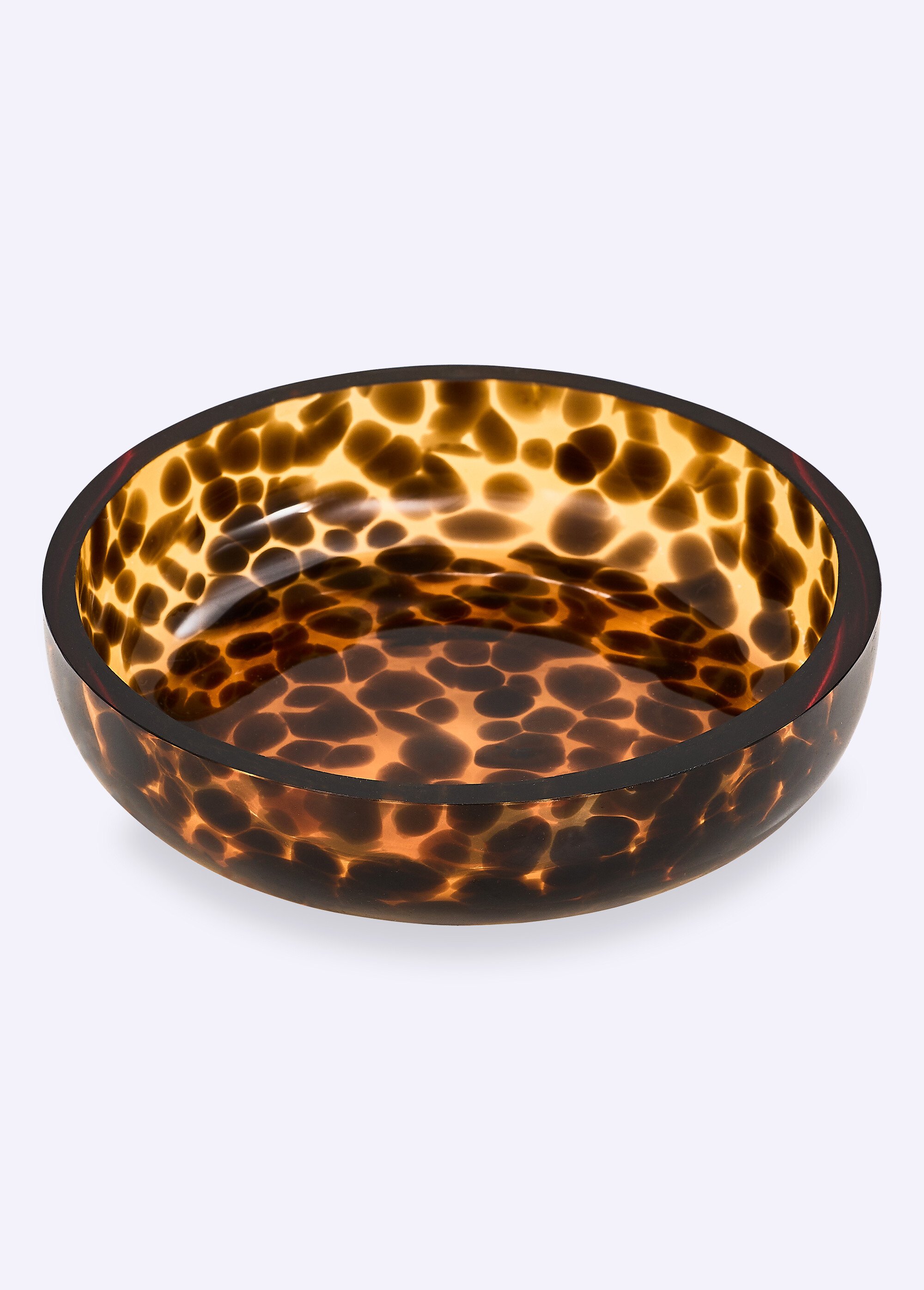 Porte savon en verre tacheté fumé Marron JJA-214714 FA1