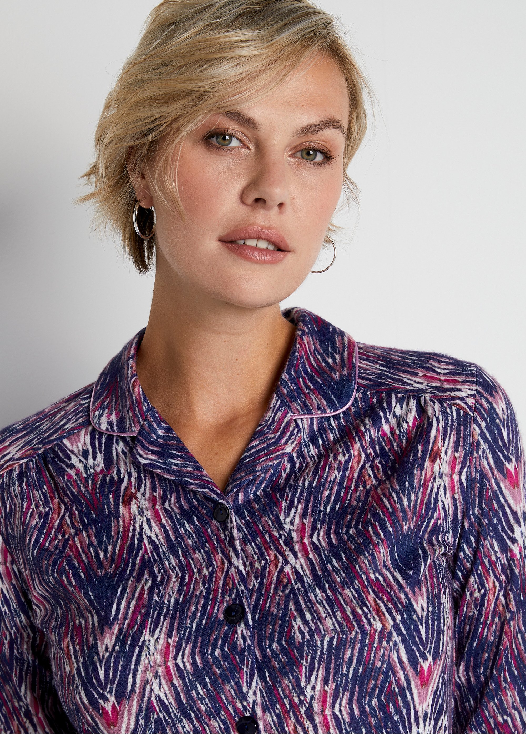 Robe mi-longue évasée imprimée