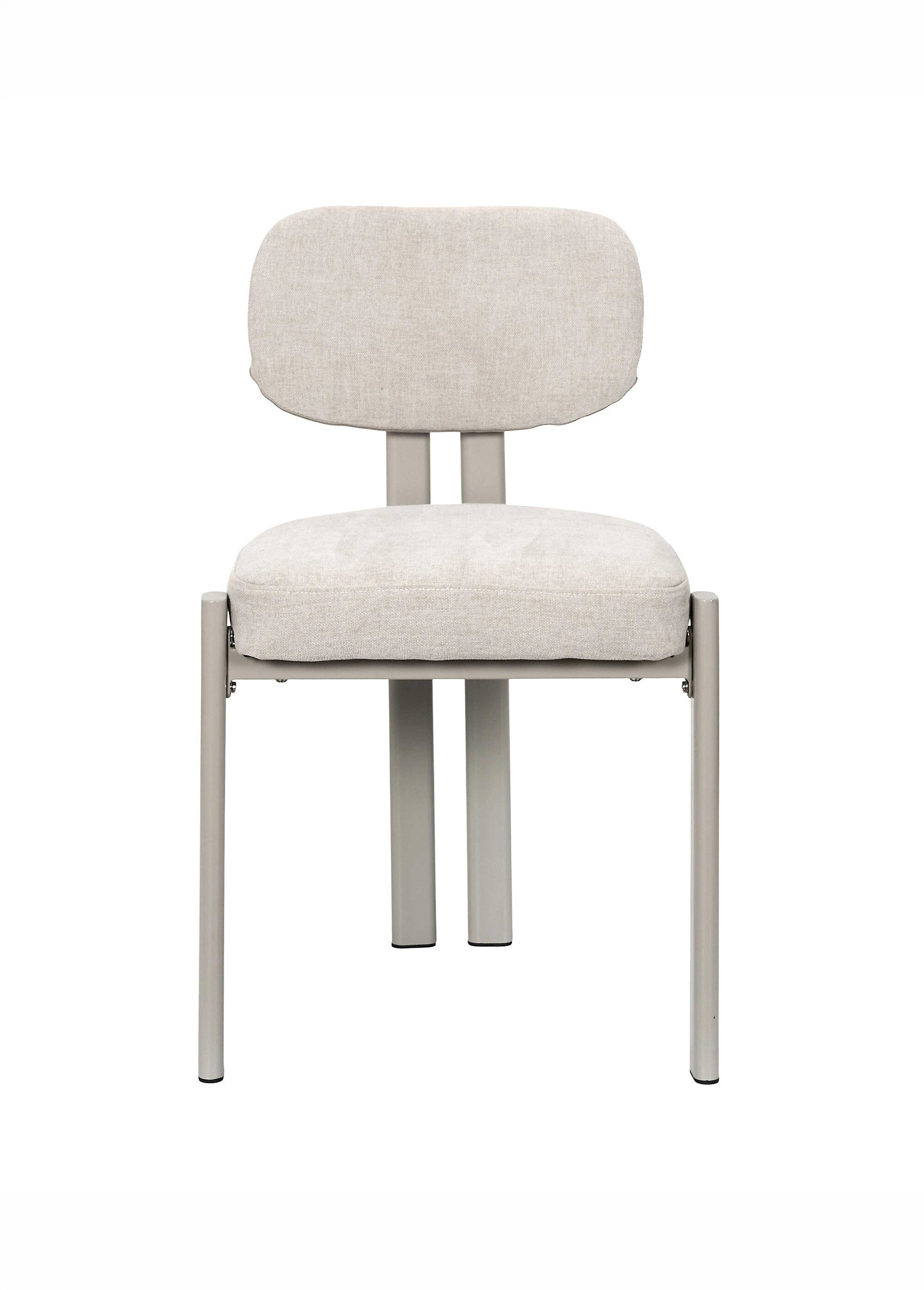 Set de 2 Chaises design chenille EMILIA
