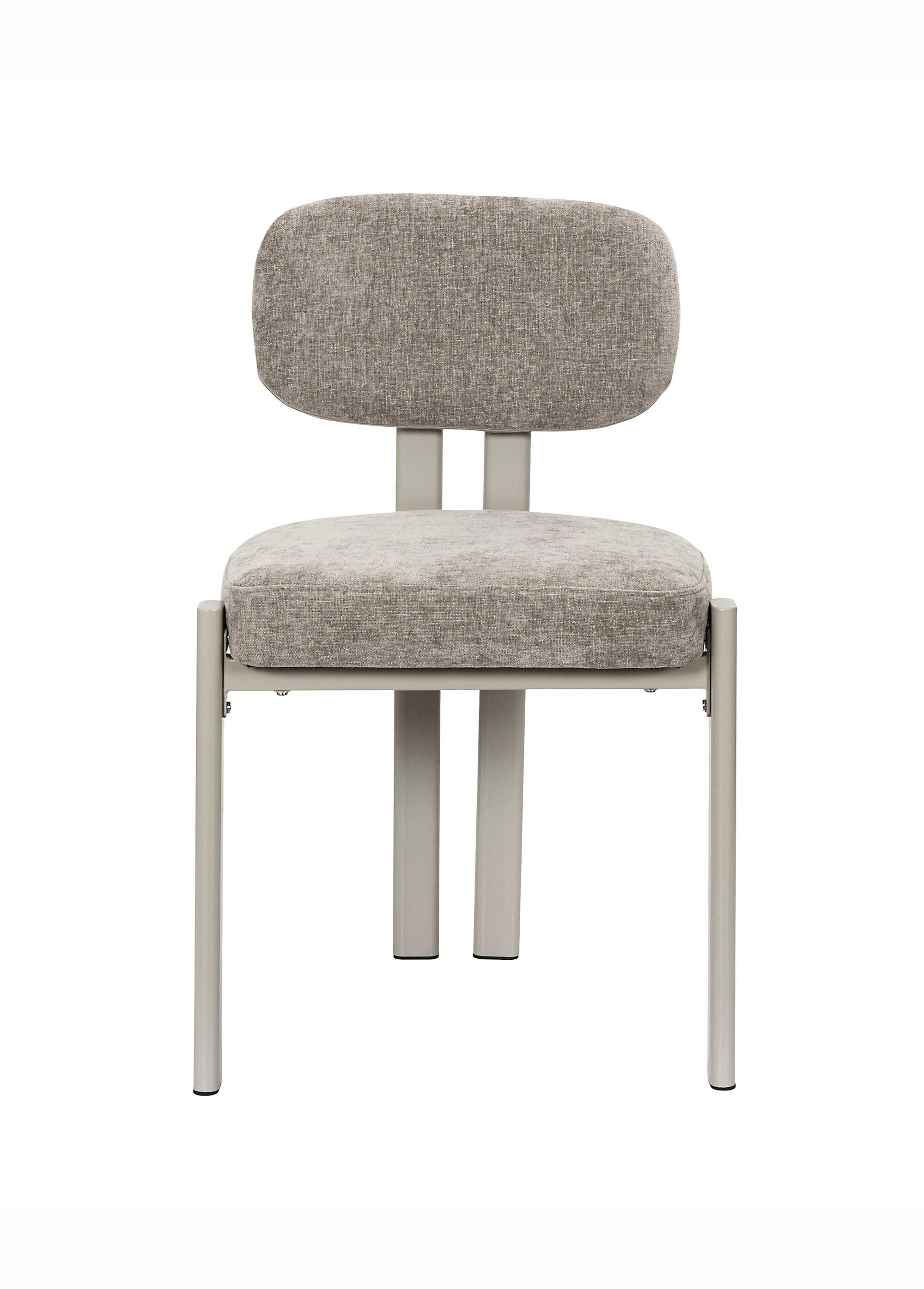 Set de 2 Chaises design chenille EMILIA