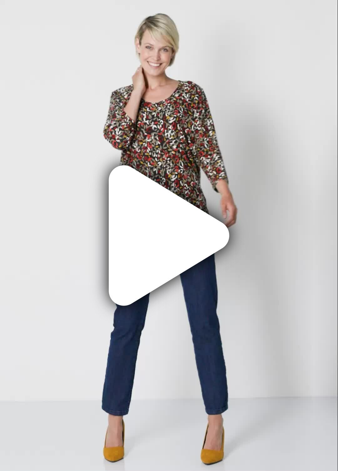 T-shirt à Manche 3/4 Femme | Cache Cache