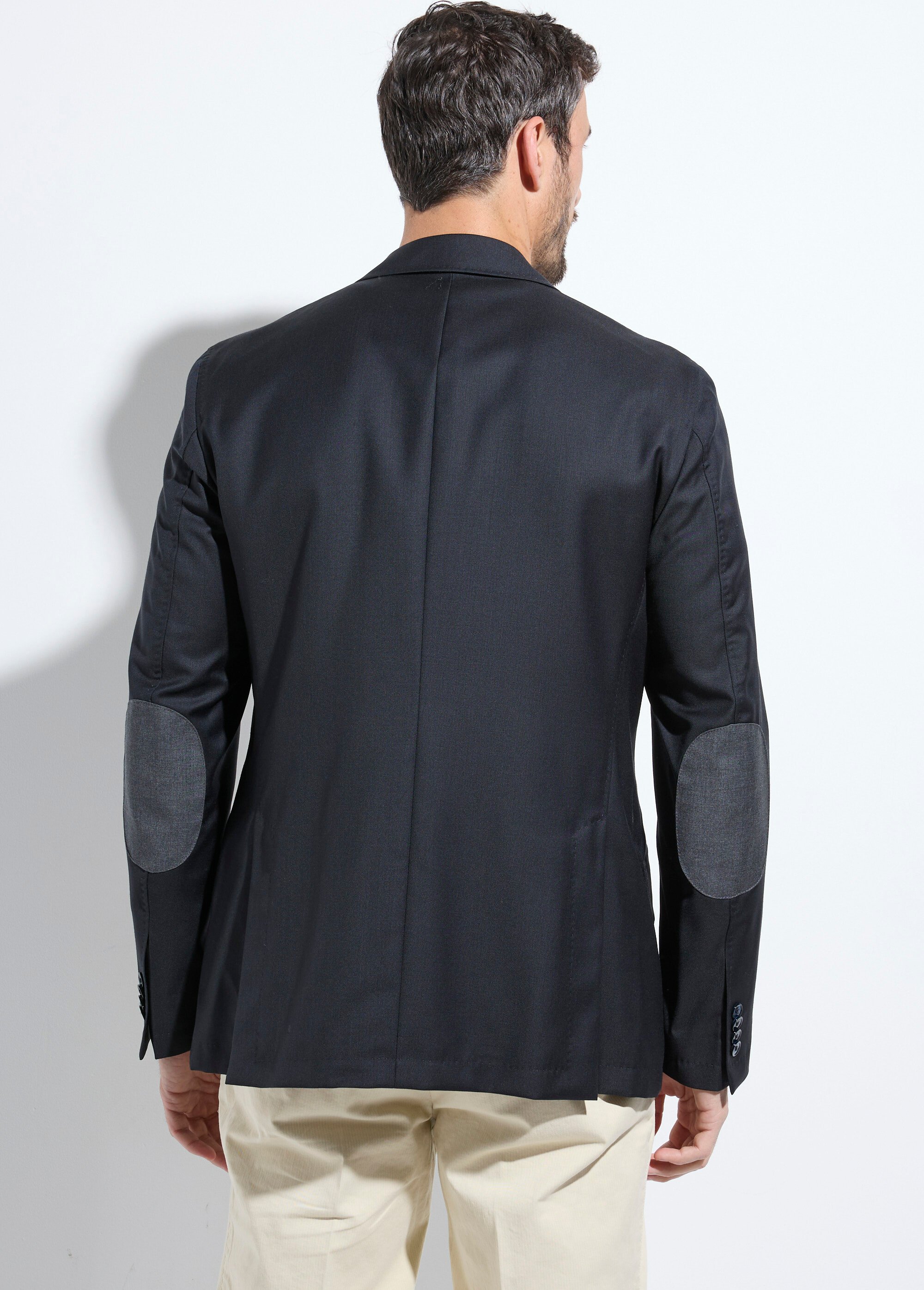 Veste blazer légère 3 boutons en laine
