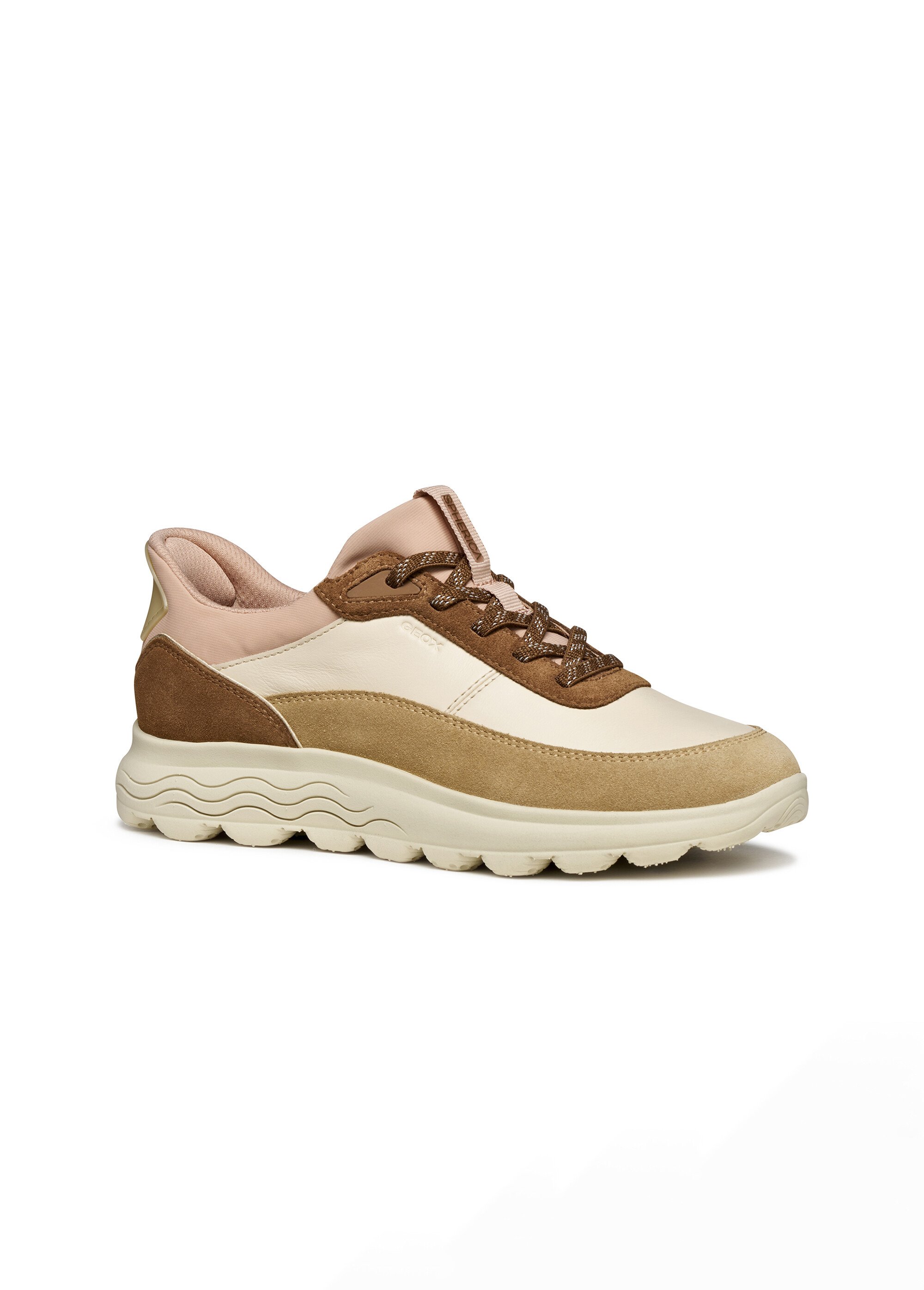 Baskets semelle épaisse antidérapante Femme Marron GEO-D567MB FA1