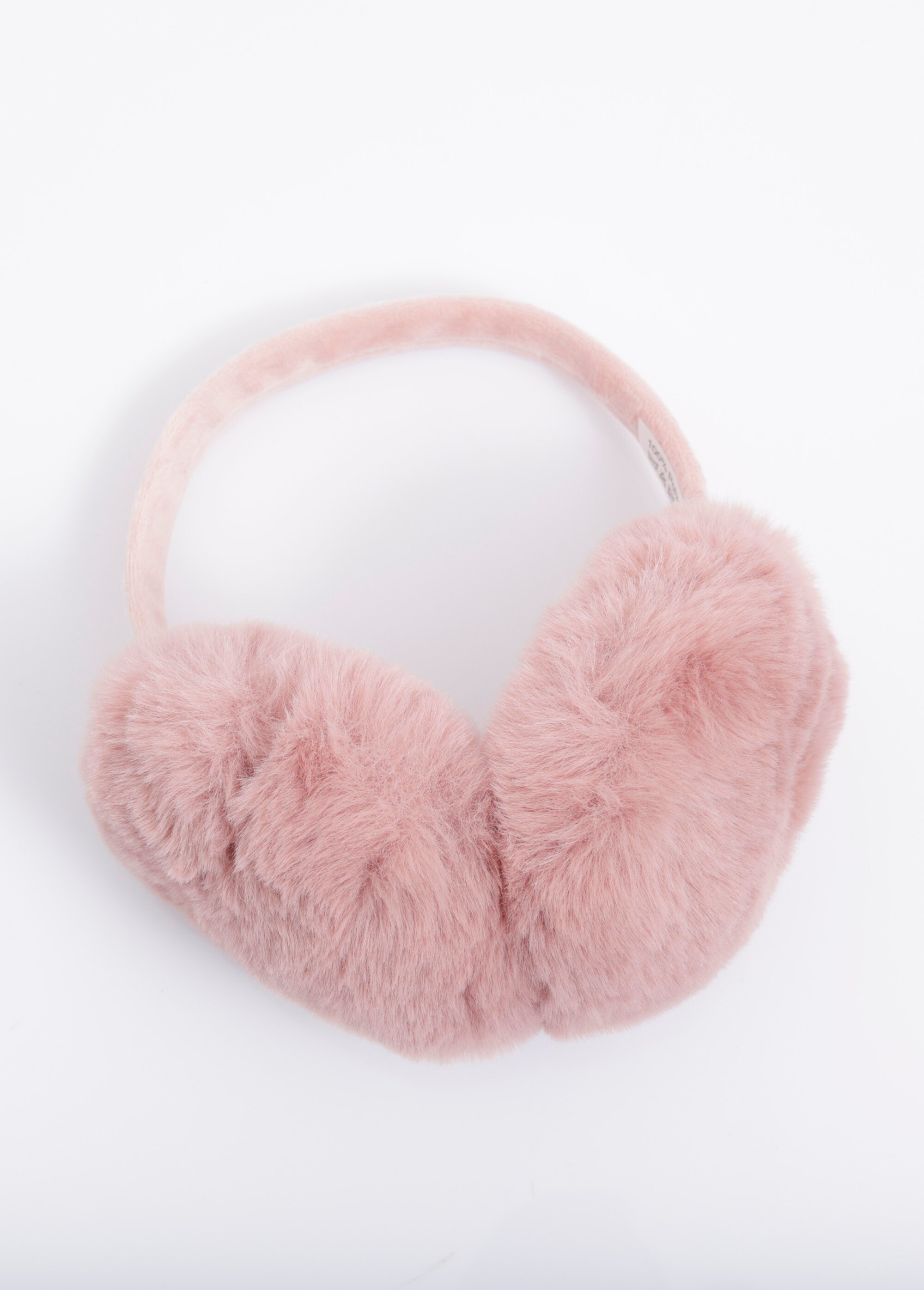 Cache oreilles en fausse fourrure Femme Rose NES180EAM2501 FA1