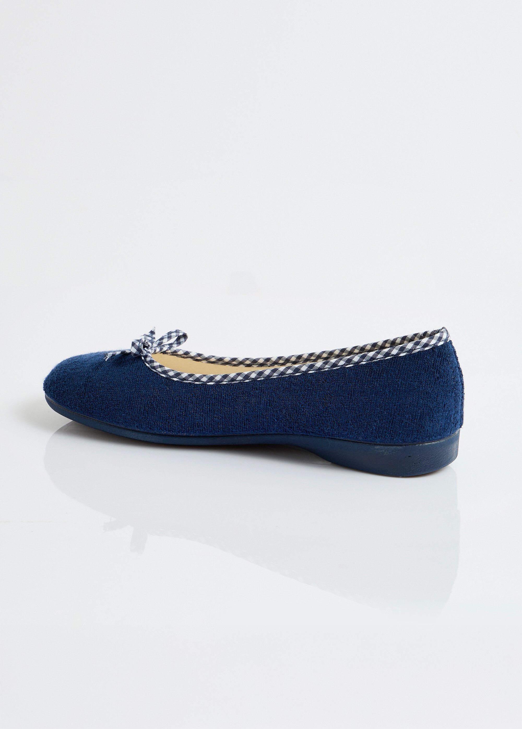 Chaussons ballerines largeur confort Femme Bleu ORINGUA DO1