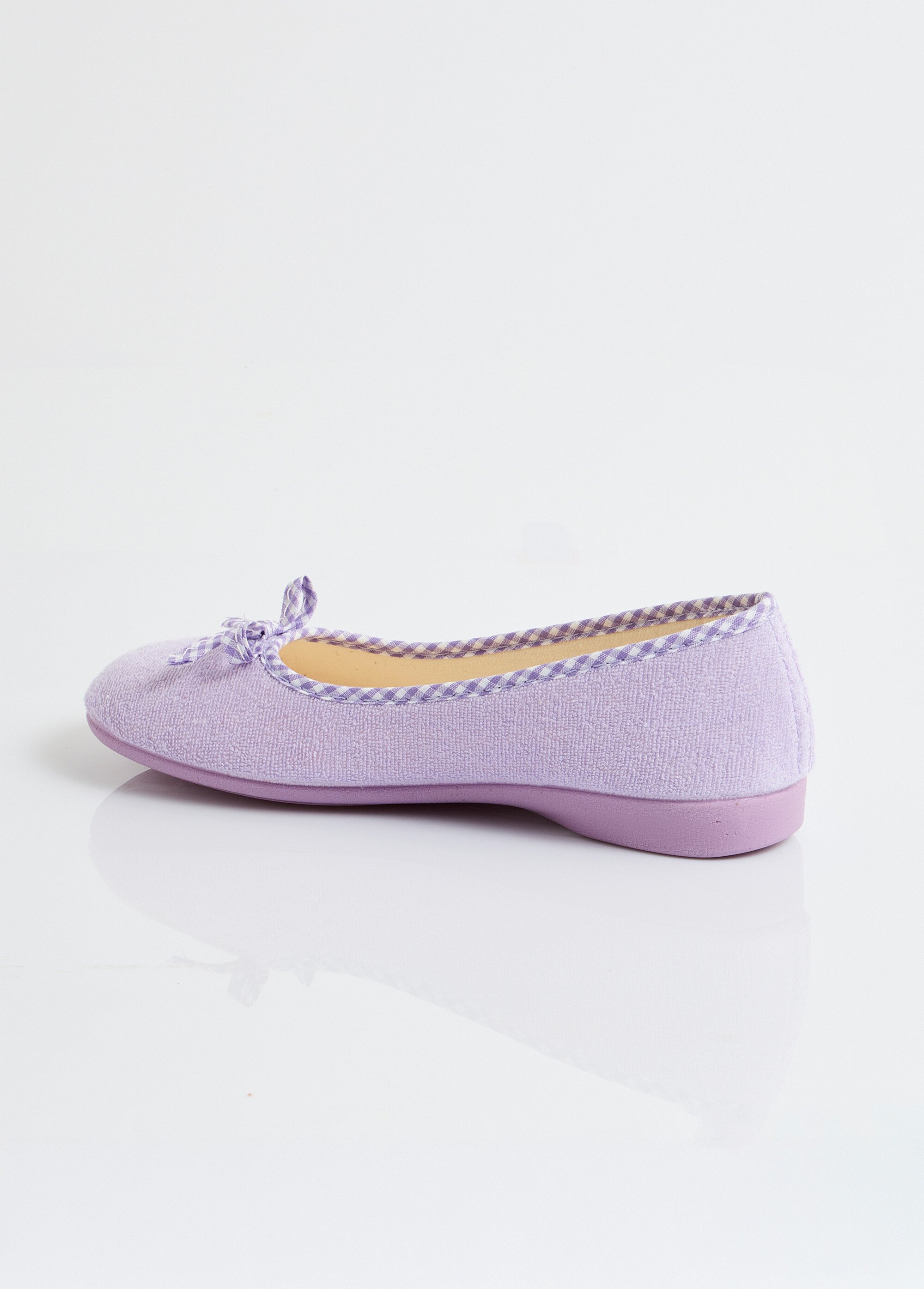 Chaussons ballerines largeur confort Femme Violet ORINGUA DO1