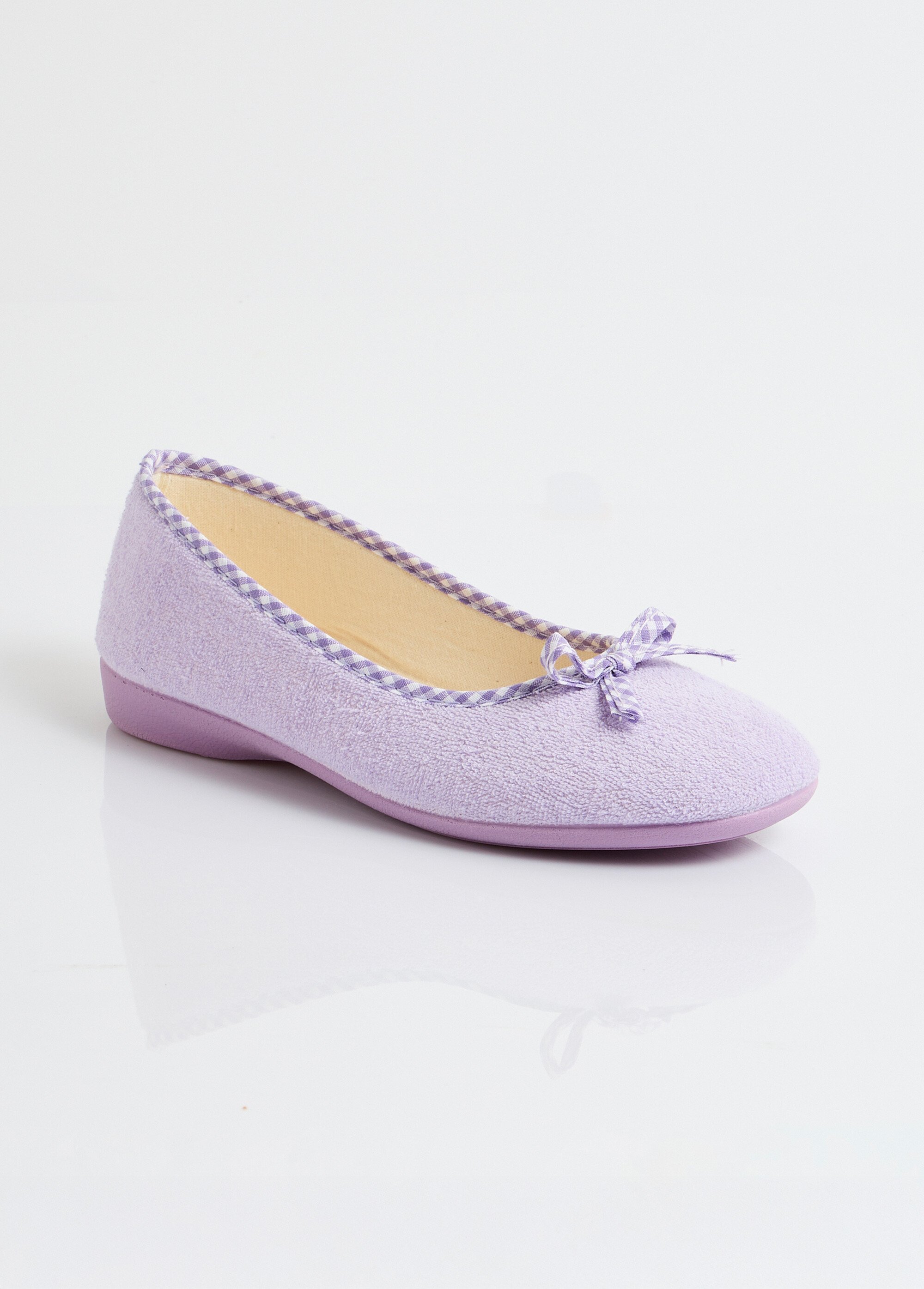 Chaussons ballerines largeur confort Femme Violet ORINGUA FA1