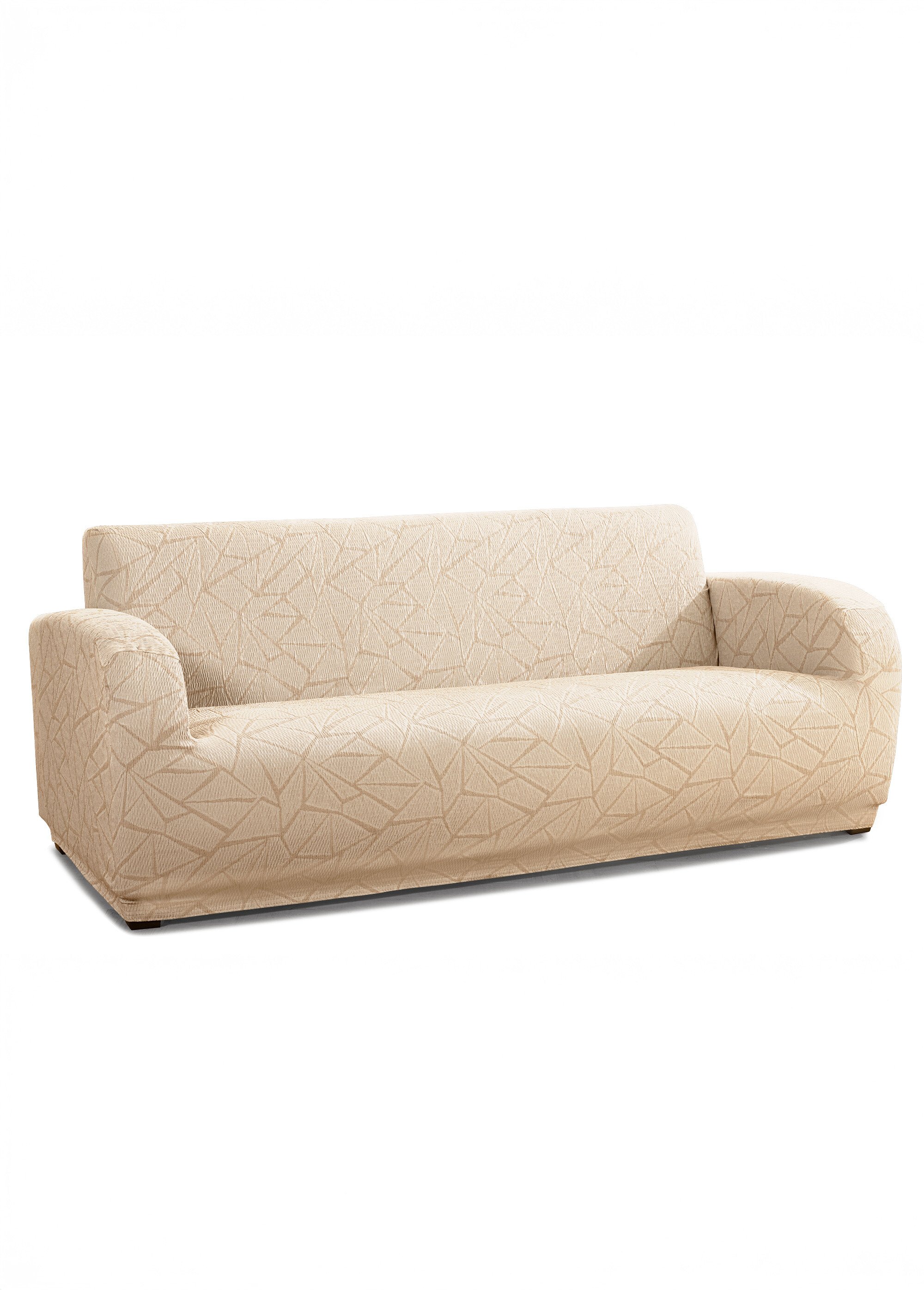 Housse extensible motif jacquard fauteuil et canapé
