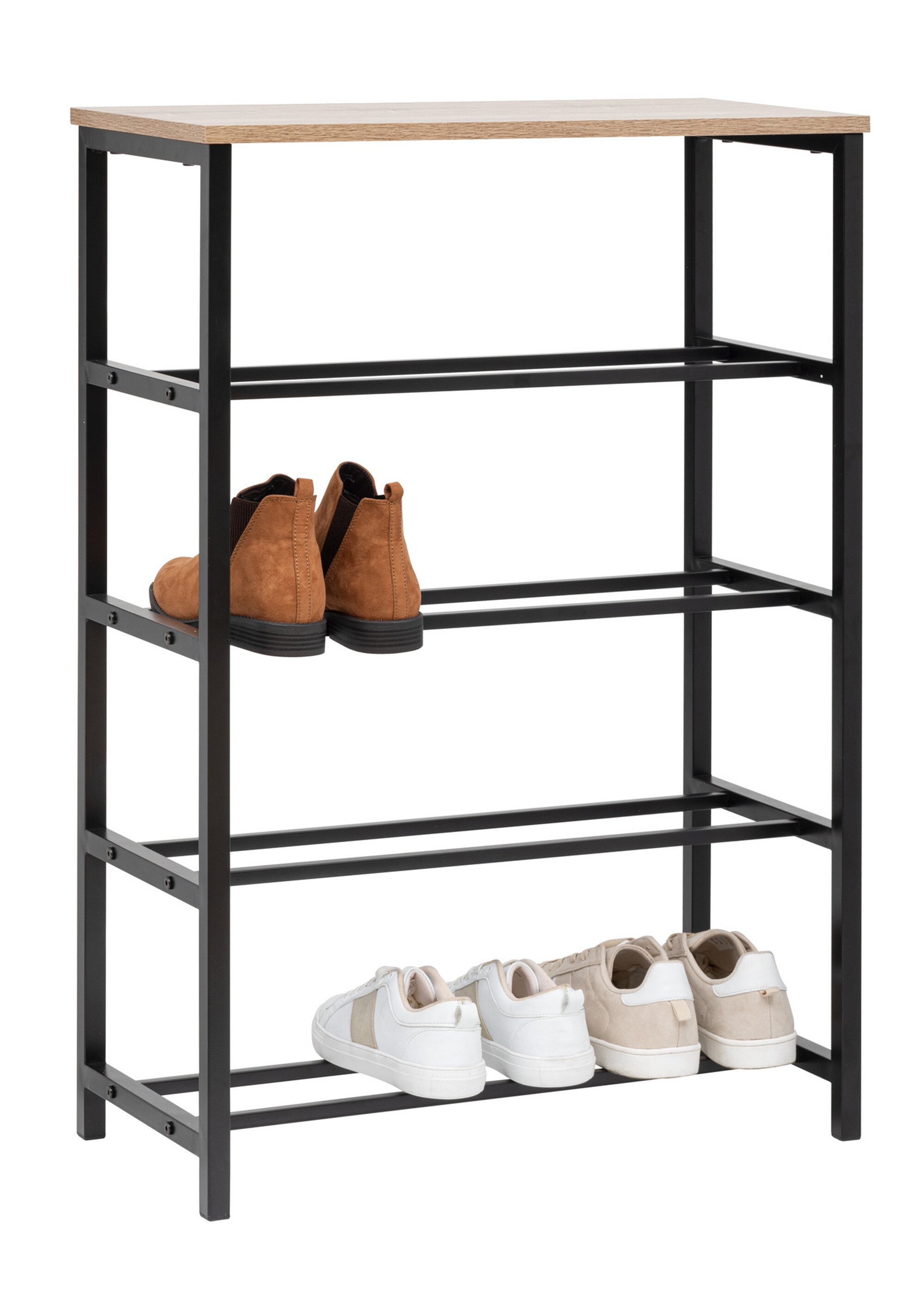 Range chaussures 4 niveaux forme console MARRON JJA-193452 SI1