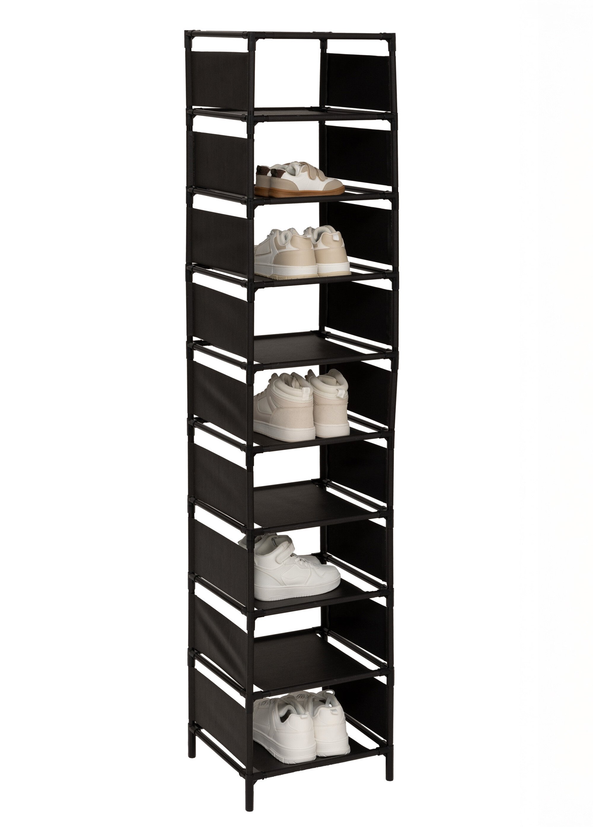 Range chaussures colonne, 10 cases NOIR JJA-209396 SI1