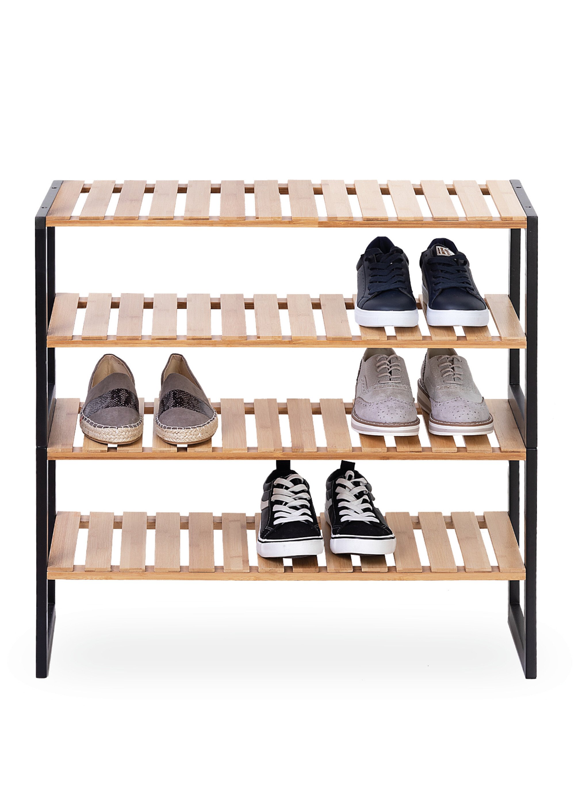 Range chaussures en bambou pour 6 paires MARRON JJA-167879 SI3