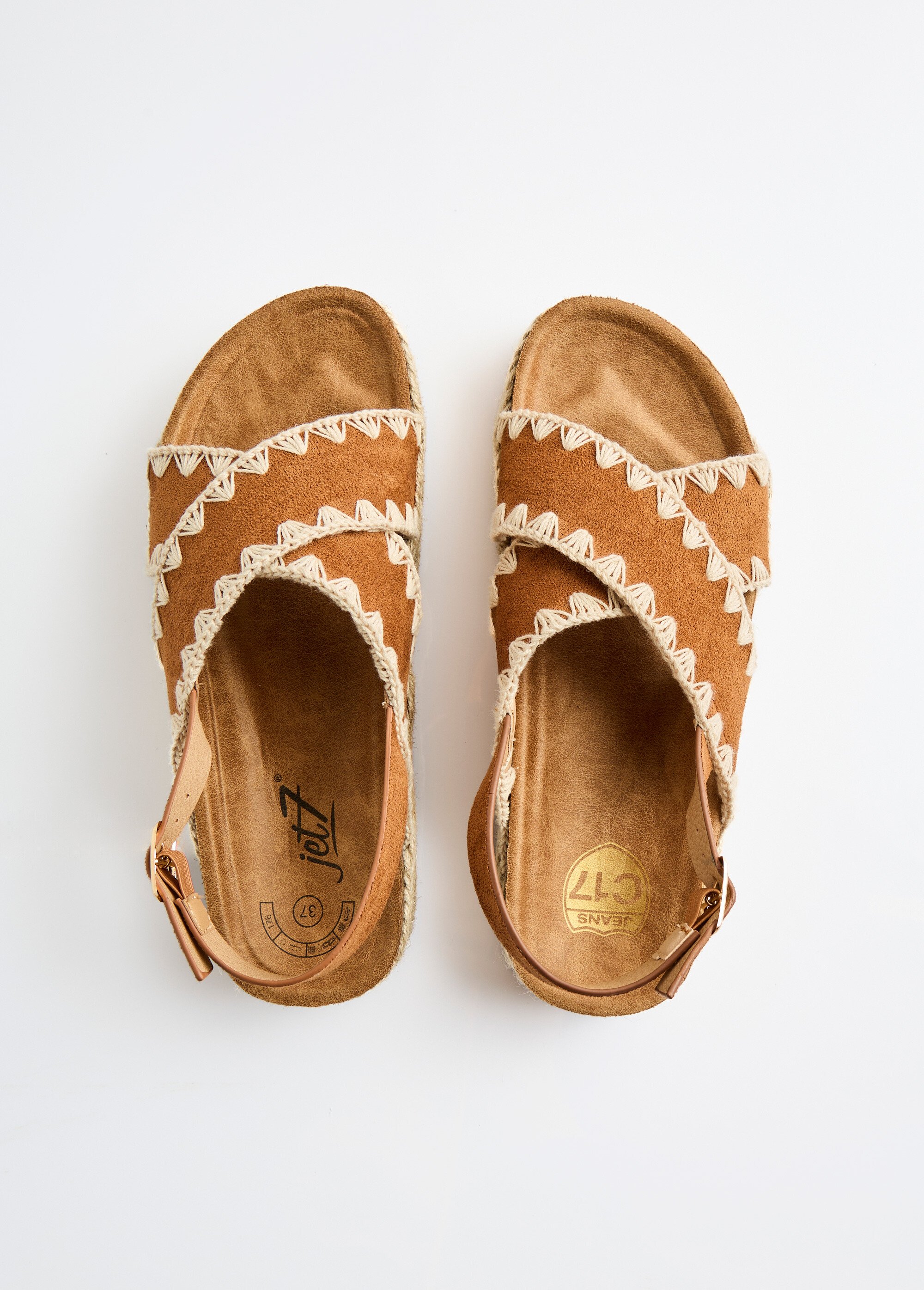 Sandales compensées talon corde Femme Marron OPINELLE OV1