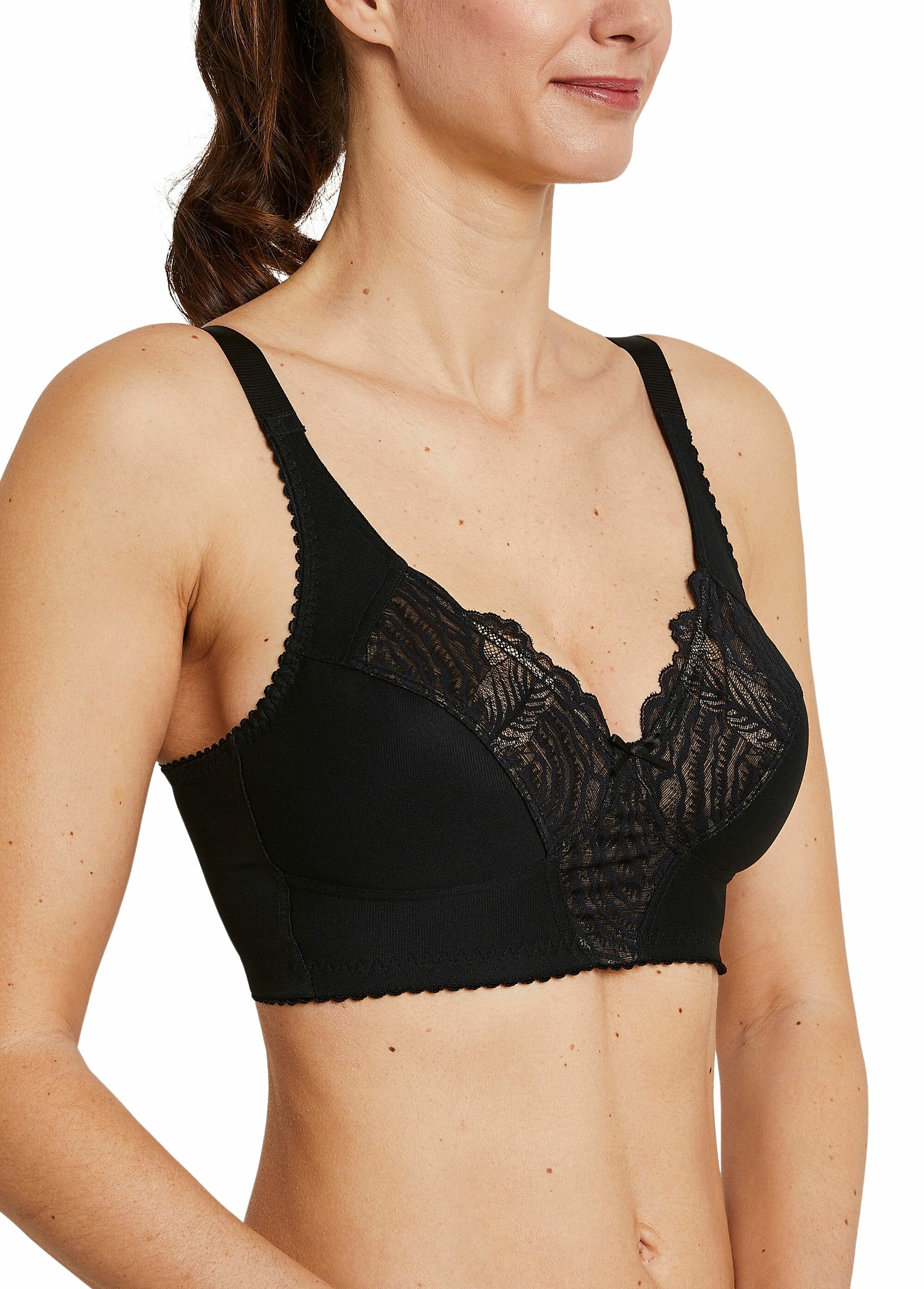 Soutien-gorge bustier sans armatures Femme Noir VINCA FA2