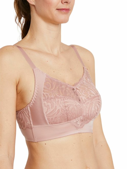 Soutien-gorge sans armatures grand maintien Femme Rose VOLISTA FA2