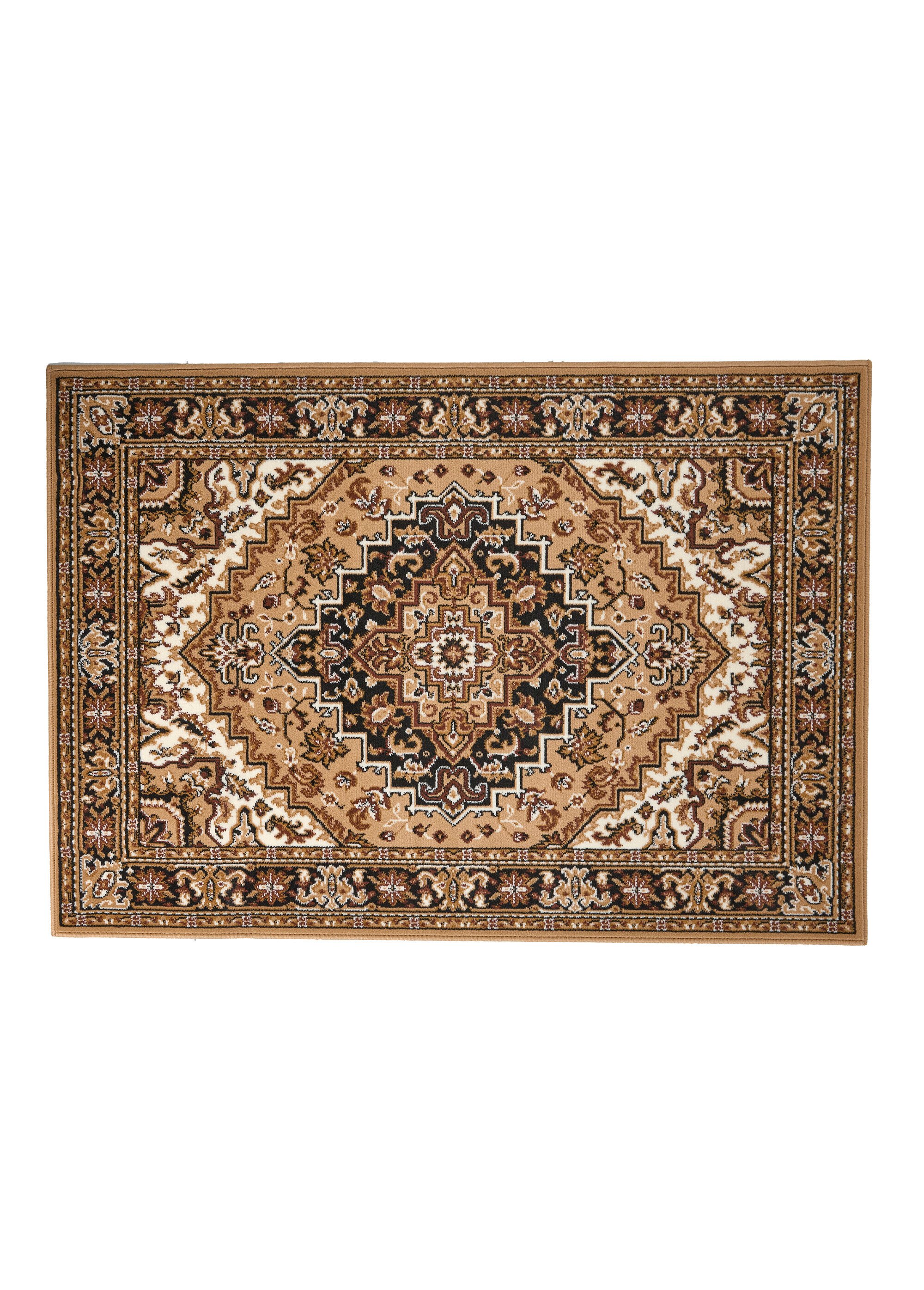 Tapis décoratif imprimé Beige RASQUIN FA1