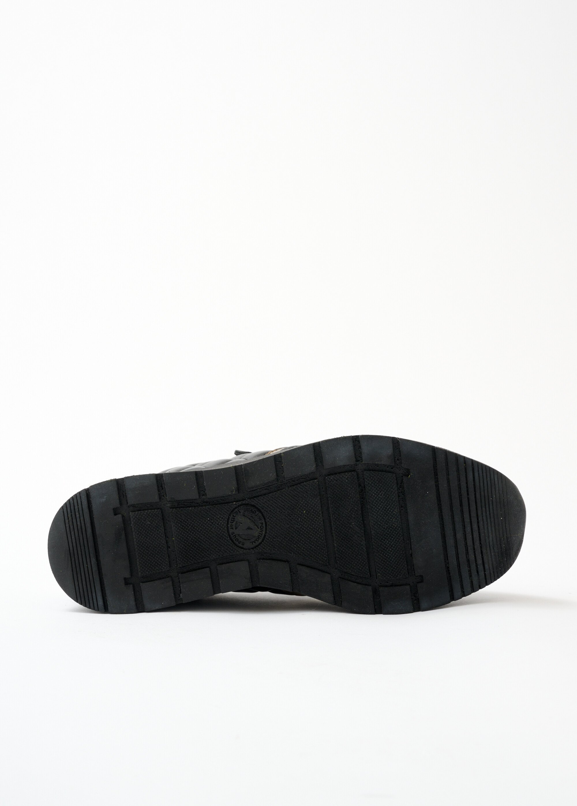 Baskets largeur confort zippées cuir Femme Noir OBENA UN1