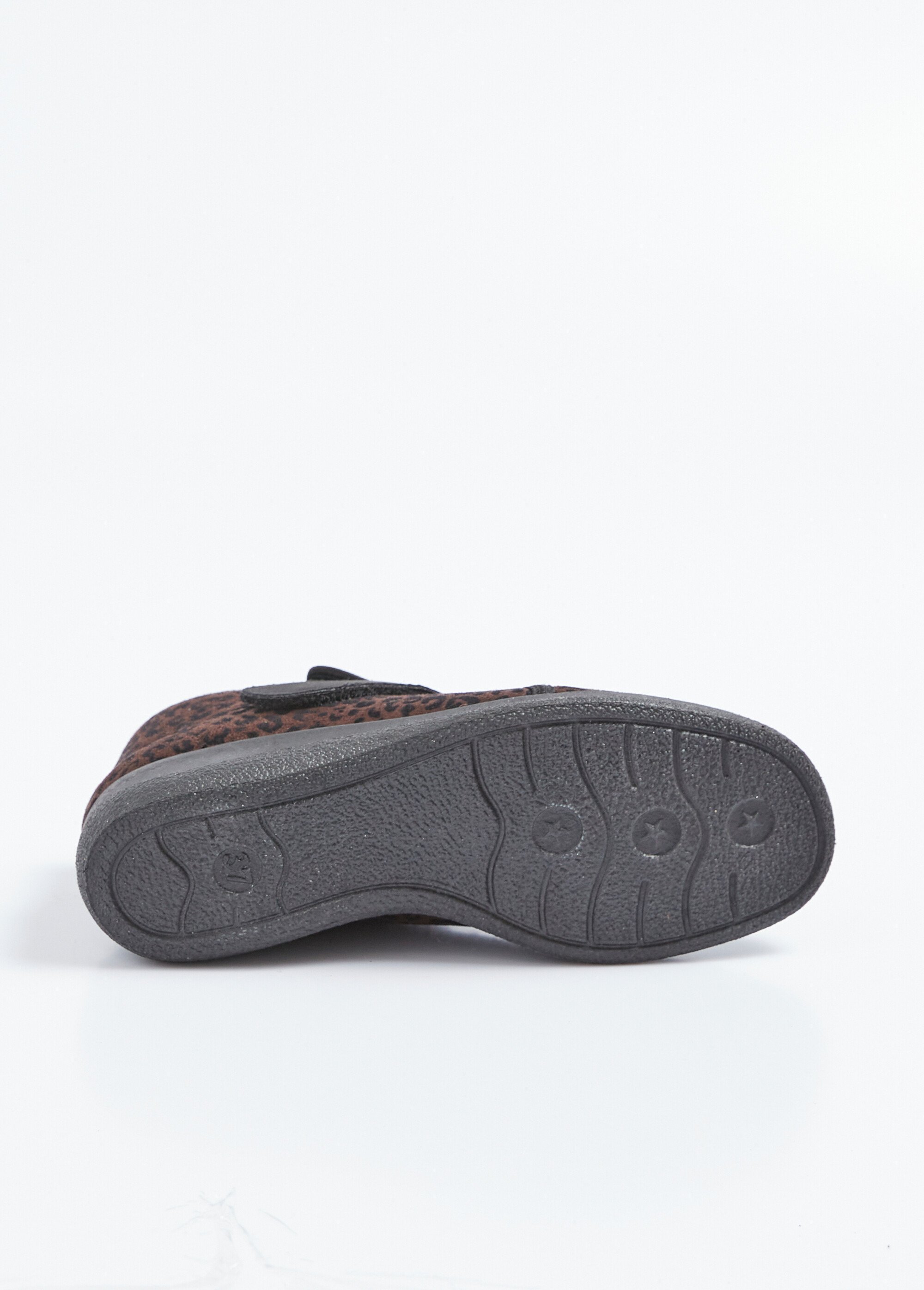 Boots scratchées largeur confort imprimé léopard ou uni Femme Marron ORMINA UN1
