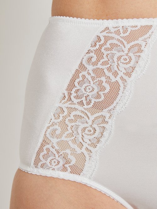 Culotte enveloppante dentelle Femme Blanc DORALIA DE1